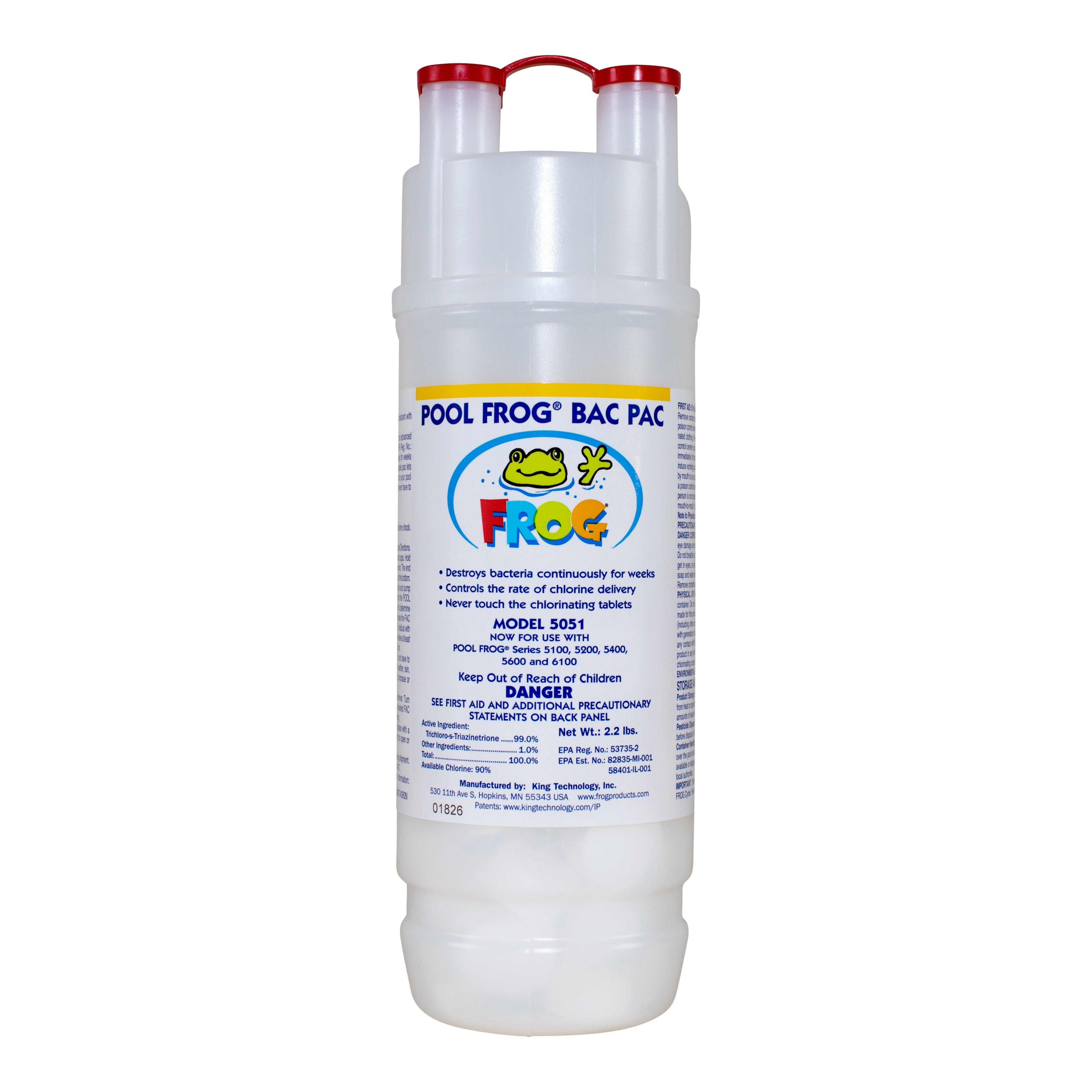 Pool Frog Bac Pac Chlorine Cartridge For Frog Systems