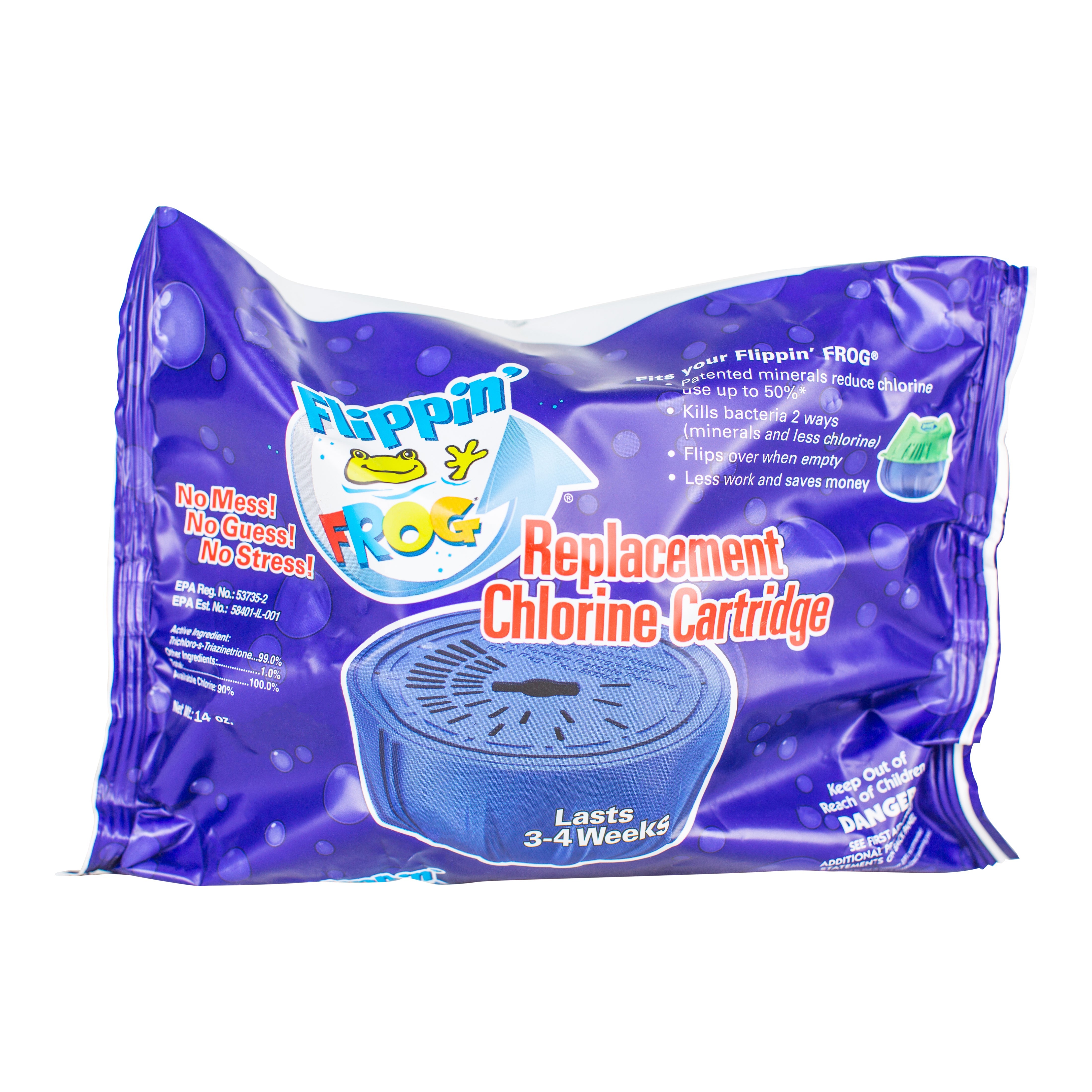 Frog Flippin Frog Replacement Chlorine Cartridge Pool