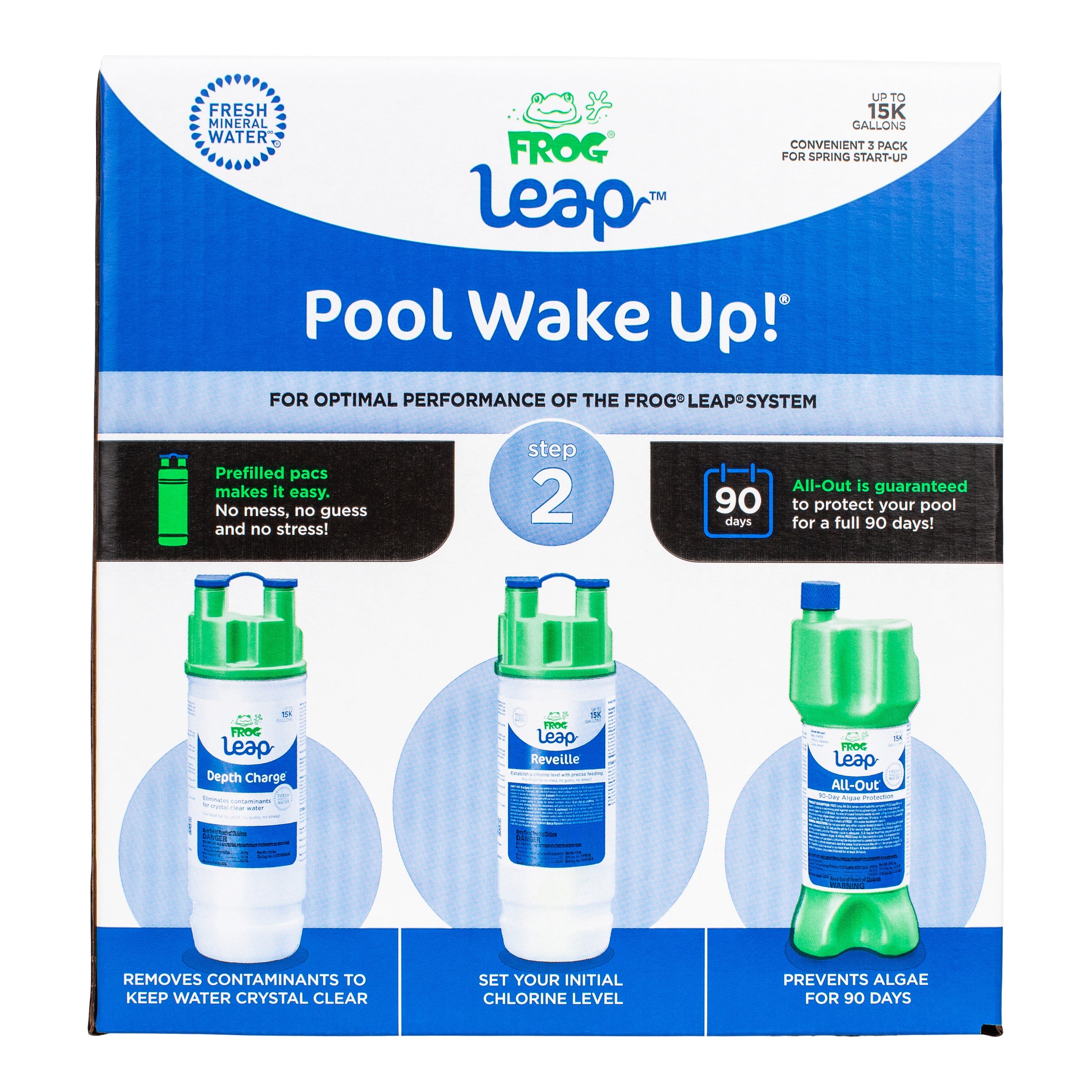 Frog Leap Pool Wake Up and Hibernation Kit for Season Prep