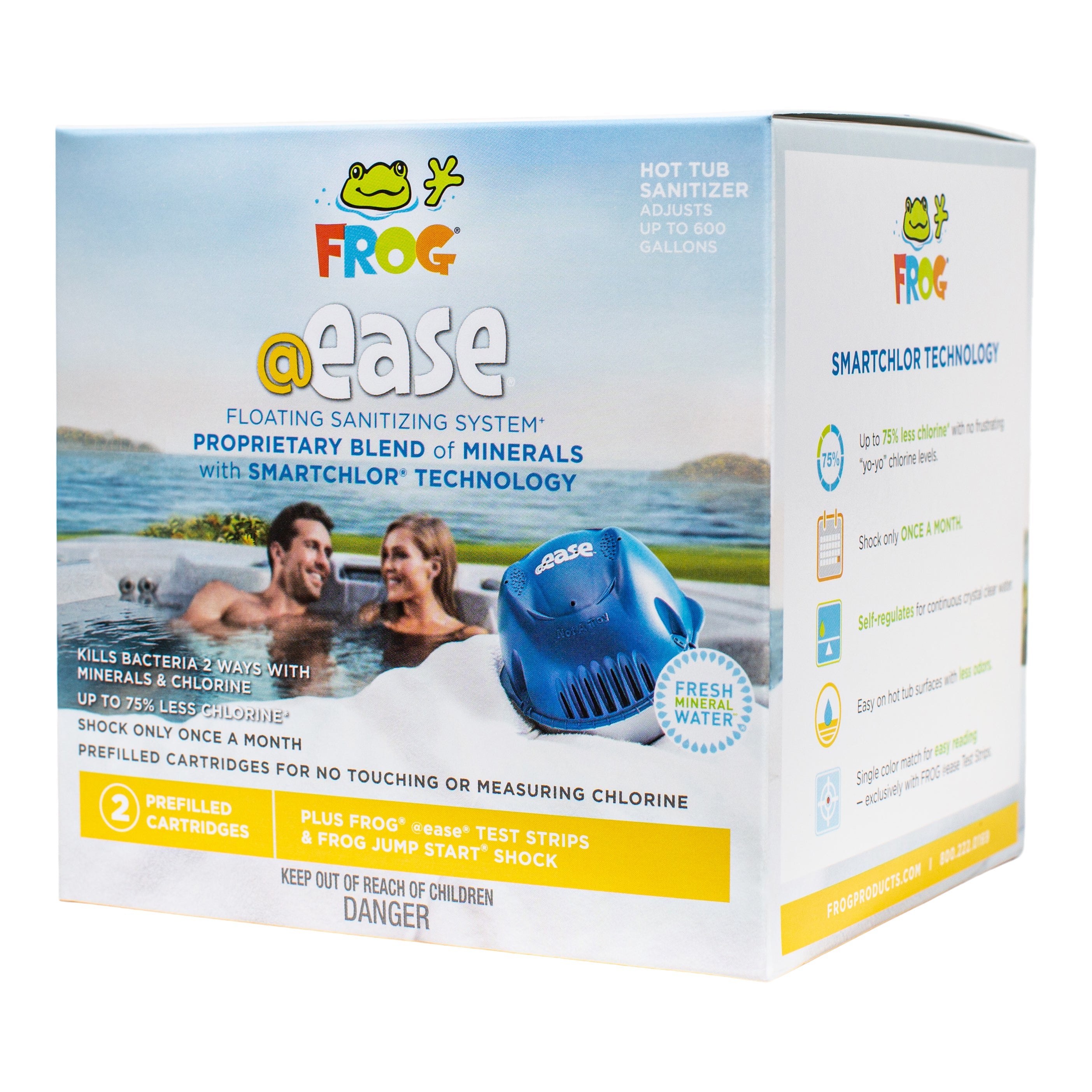 Frog Ease Floating Sanitizing System For Hot Tubs Care