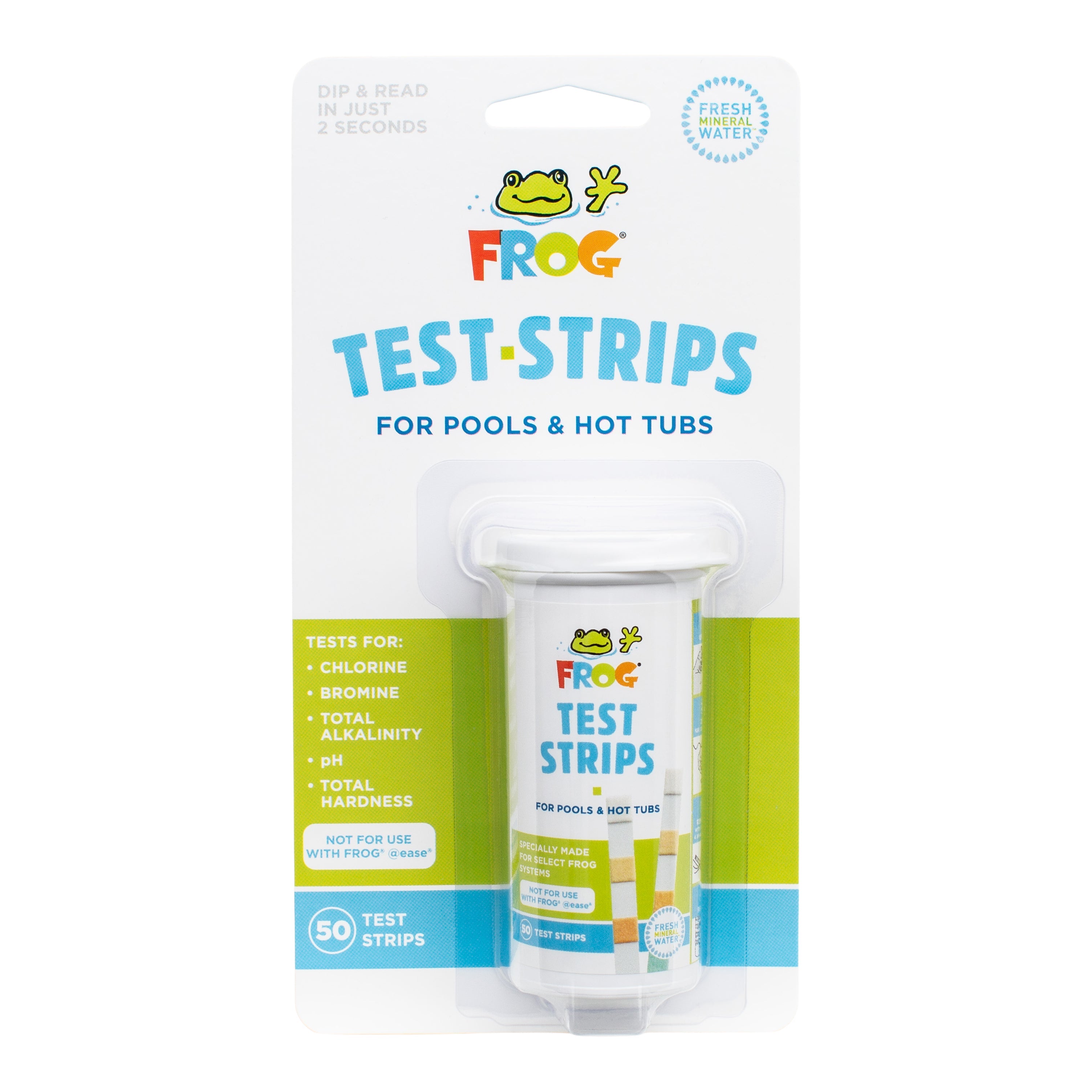 Frog Test Strips Pool Spa Chlorine Bromine pH Alkalinity