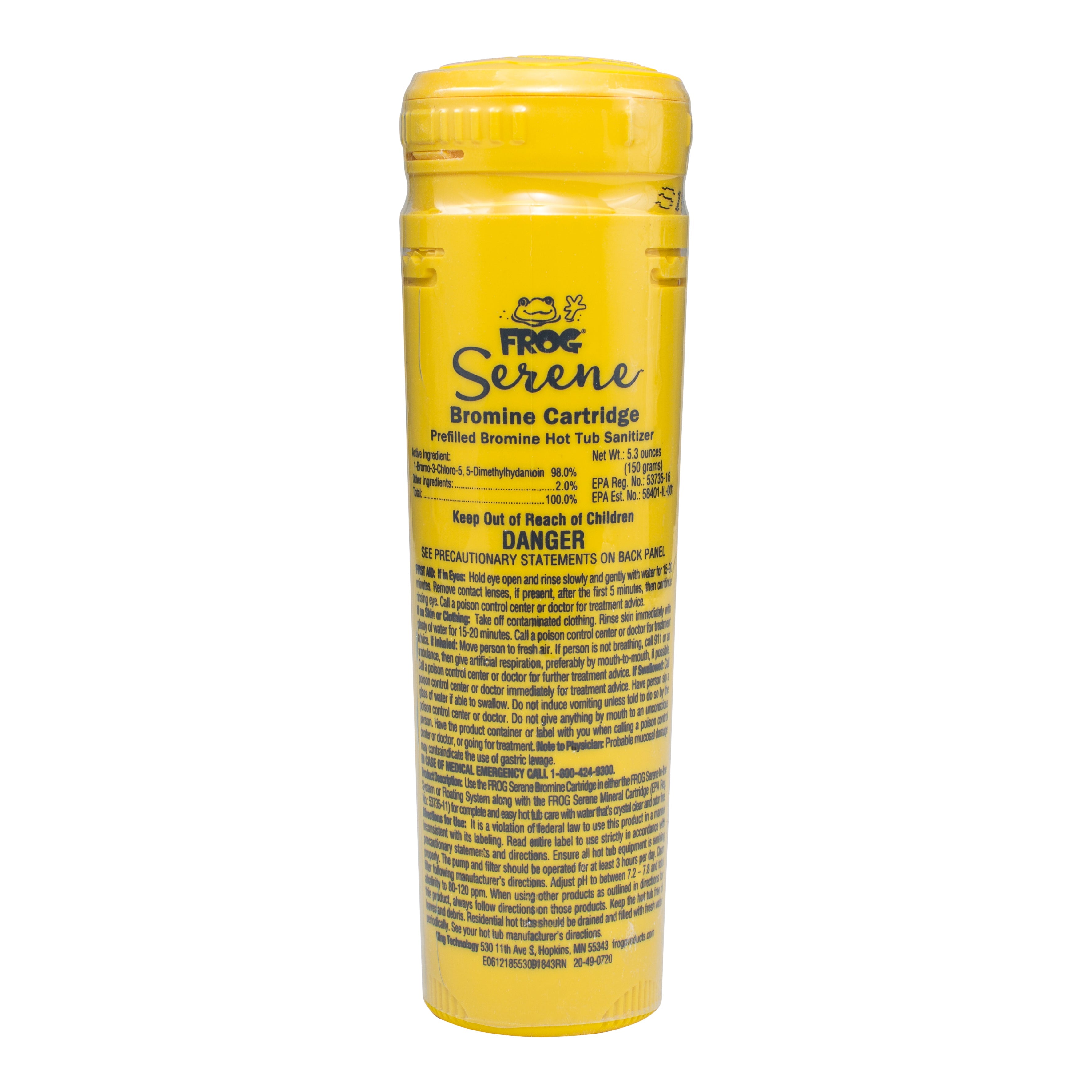 Frog Serene Bromine Cartridge For Spa And Hot Tub Sanitizer