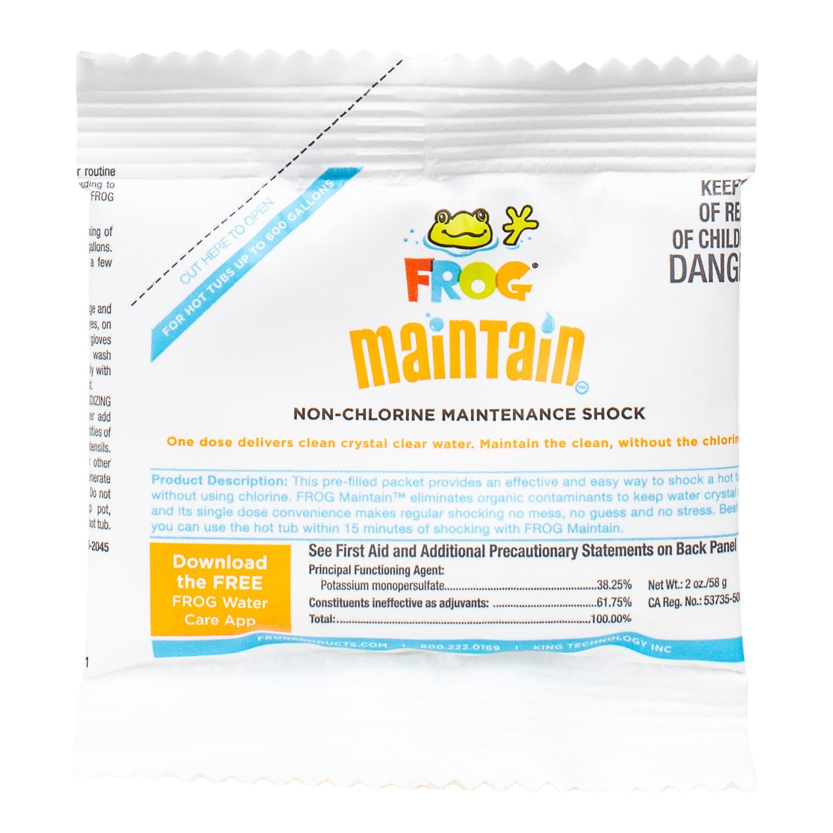 Frog Maintain Non Chlorine Shock For Clear Water Care