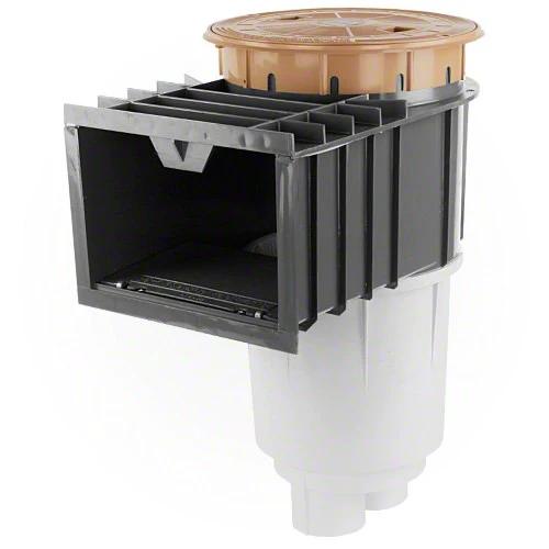 Sta-Rite U-3 Skimmer with Float Valve 08650-3403E - Concrete Pools - Tan by Pentair