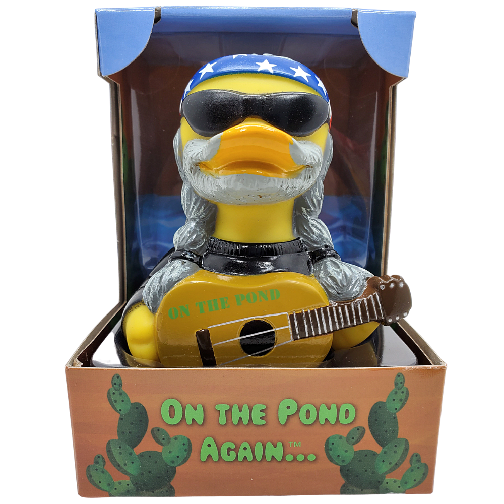 On The Pond Again Eco Friendly Rubber Duck Bath Toy By CelebriDucks