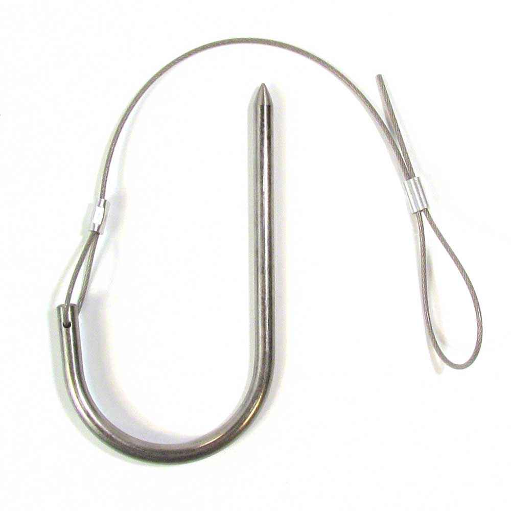 Stainless Steel J Pin With Cable For HammerHead Cleaner