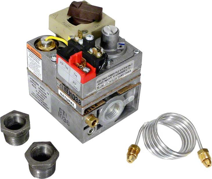 Raypak Millivolt Gas Valve Natural Half Inch Replacement