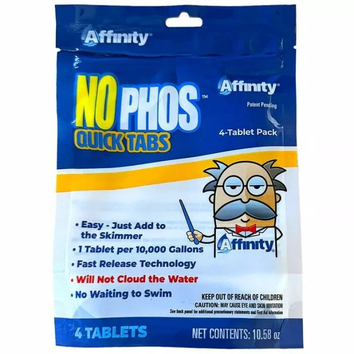 Affinity No Phos Quick Tabs, 4 Tabs by Duckies Pool Supply