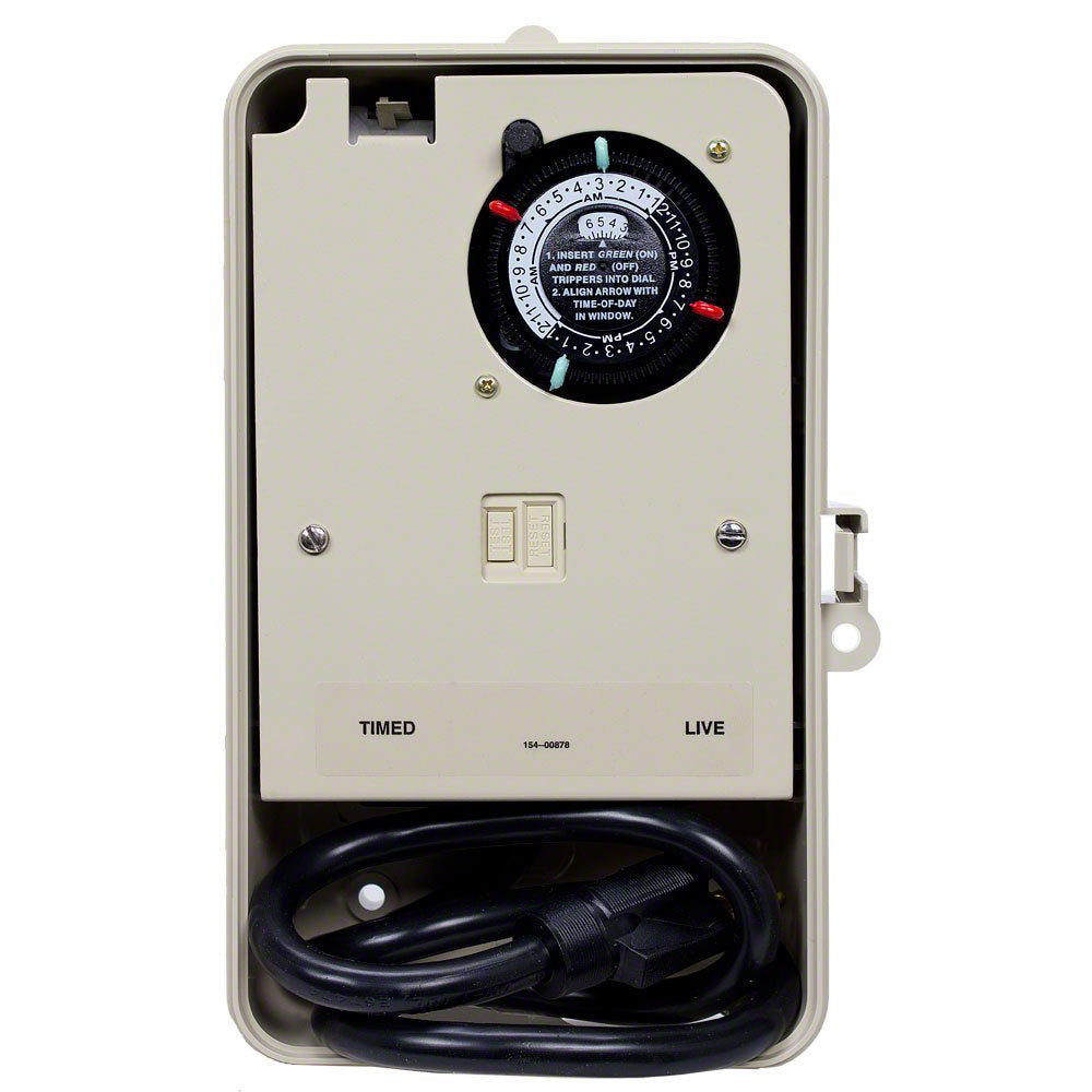 Portable Two Circuit Outdoor Timer 15 Amp 1 HP 120V