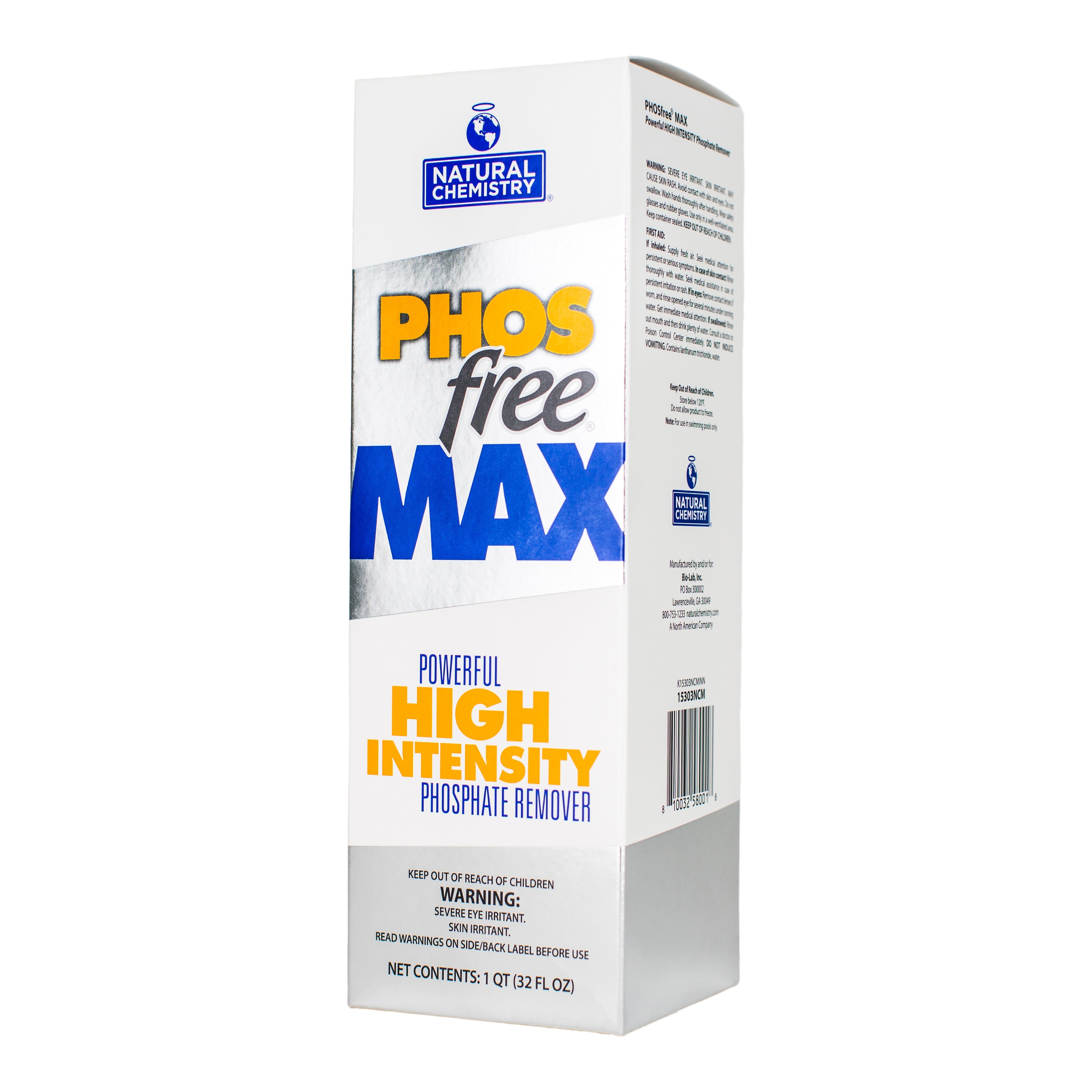 Natural Chemistry PHOSfree MAX Liquid Phosphate Remover for Pools