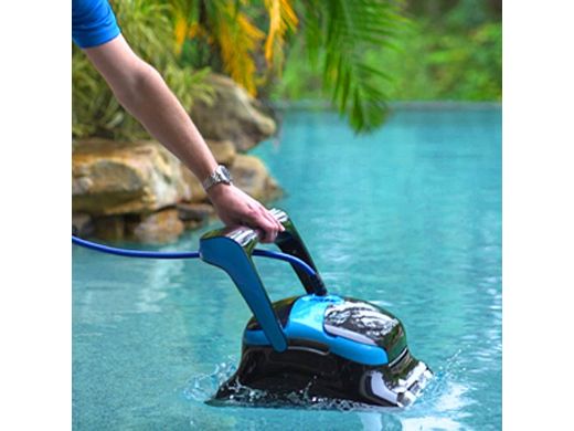 Maytronics Dolphin Nautilus CC Supreme WiFi Connected Robotic Pool Cleaner with Caddy | 99991083-CADDY by Maytronics