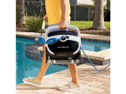 Maytronics Dolphin Explorer E25 Inground Robotic Pool Cleaner with Caddy | 99996406-XPI-KIT by Maytronics