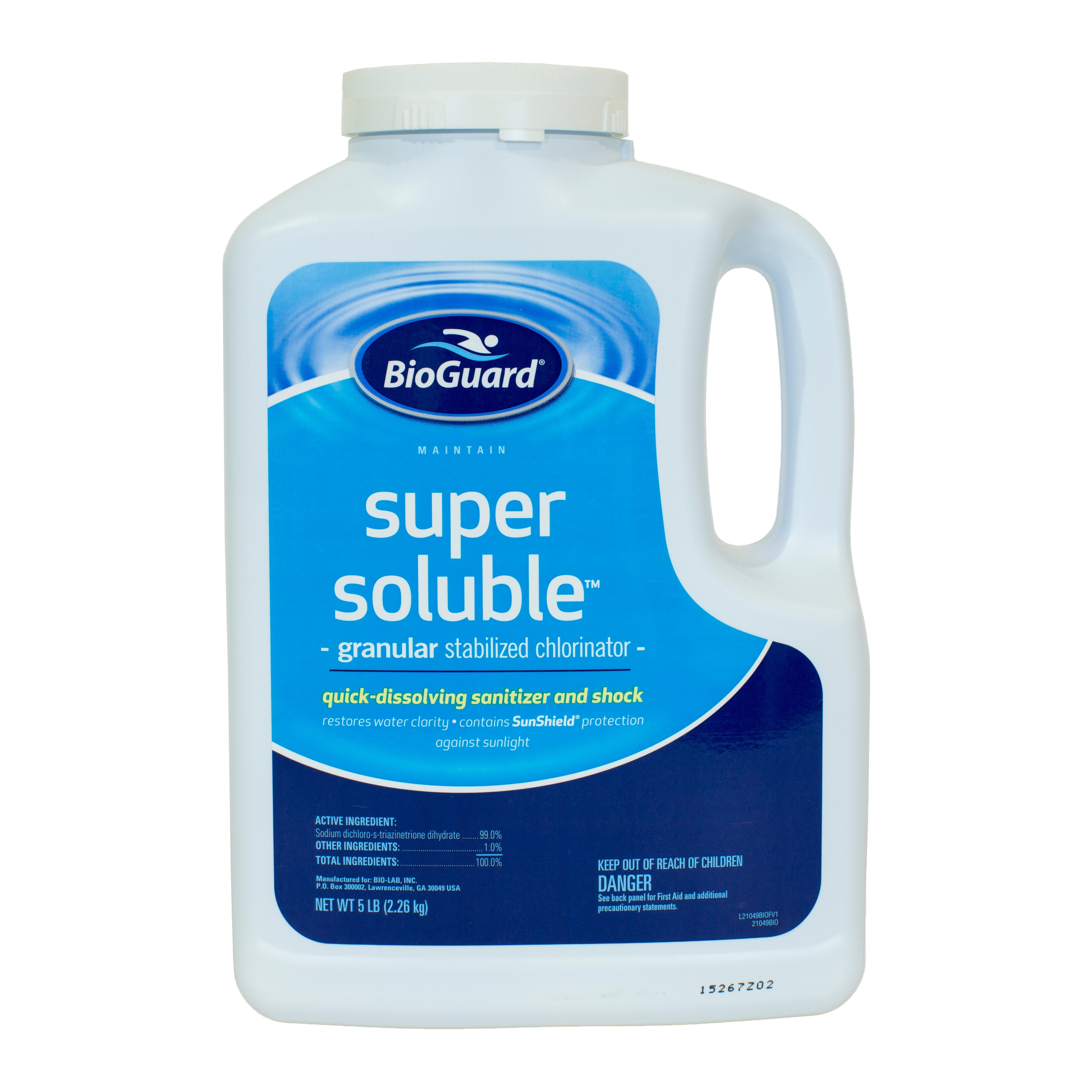 BioGuard Super Soluble Quick Dissolving Chlorine Concentrate for All Pool Types