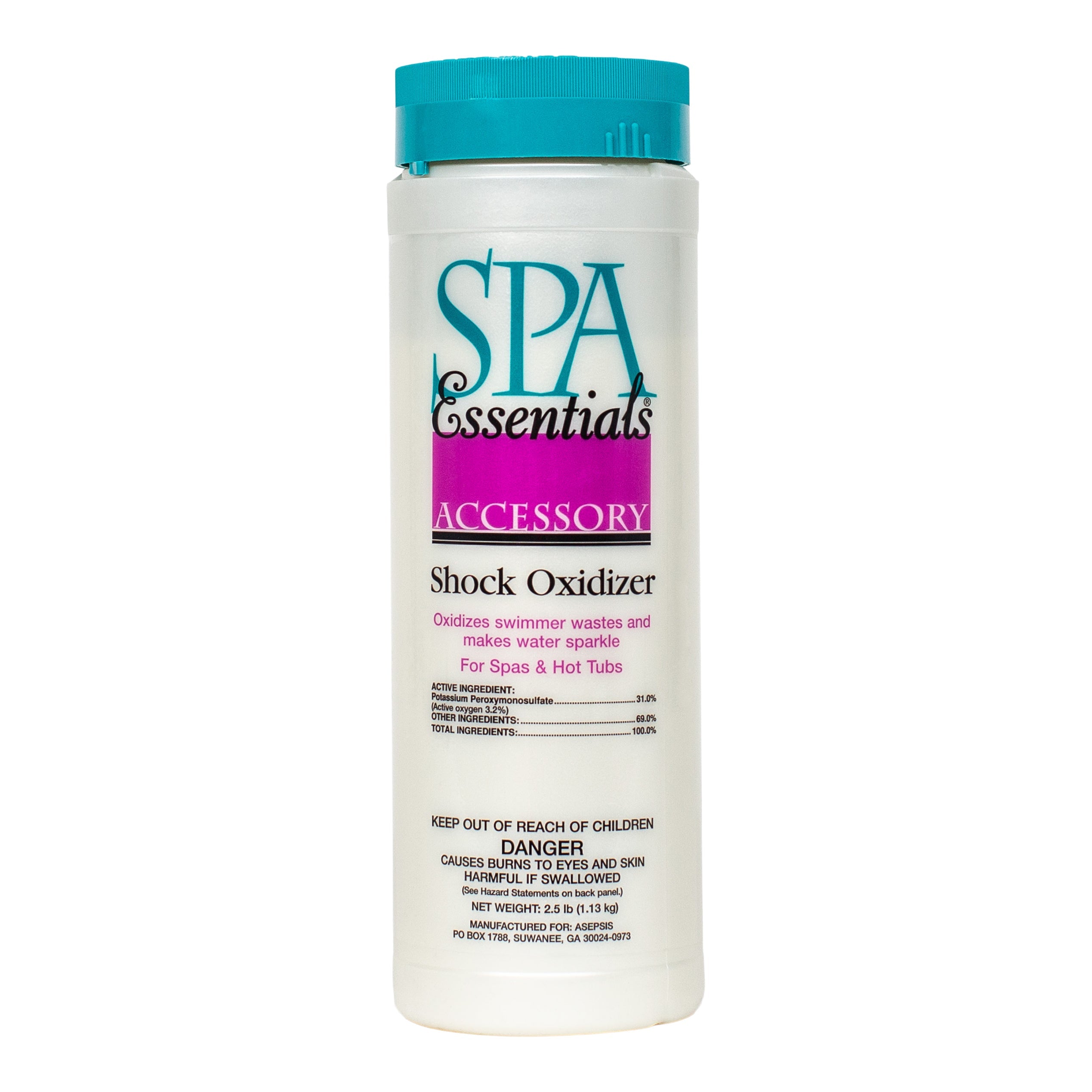 Spa Essentials Shock Oxidizer for Crystal Clear Water in Spas and Hot Tubs