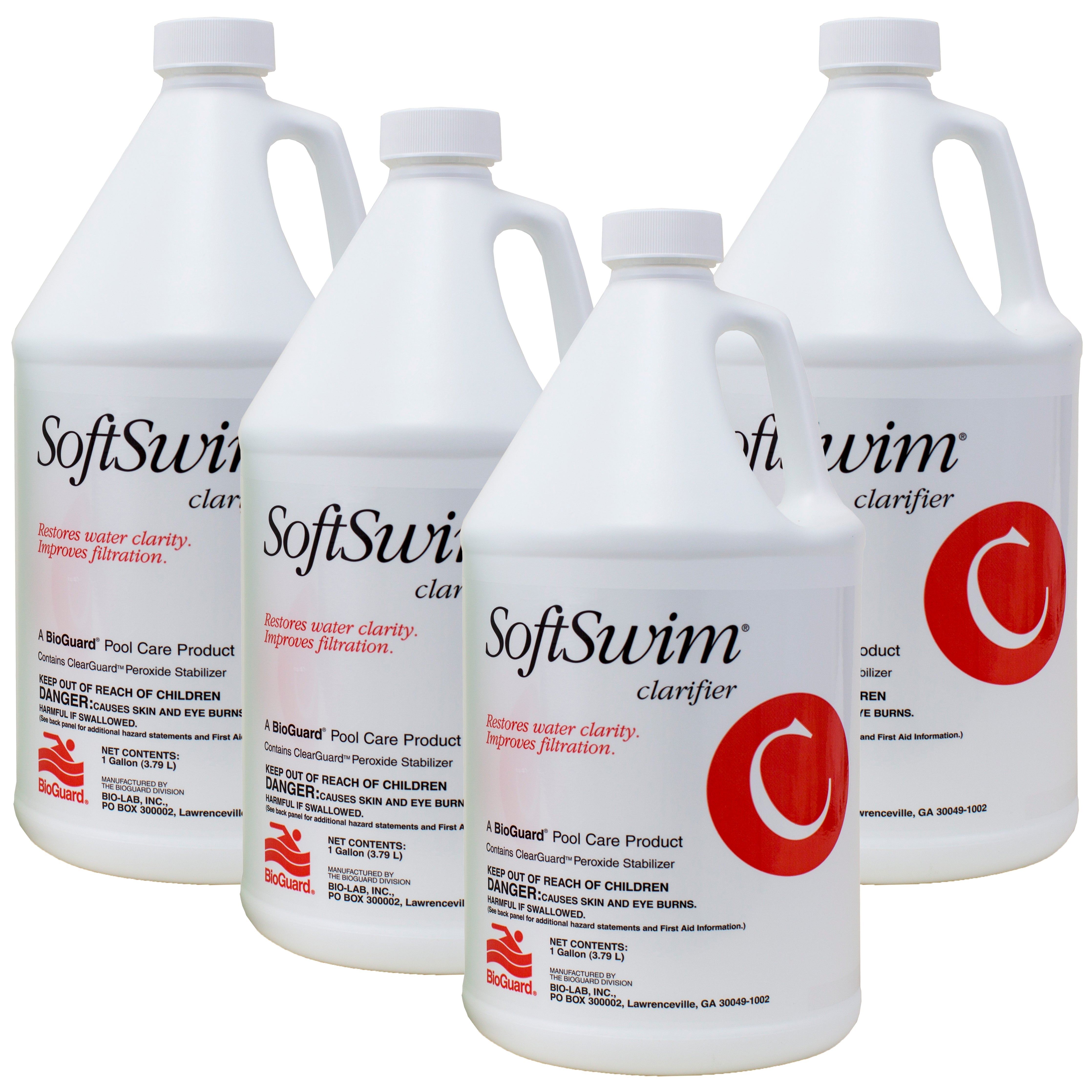 BioGuard SoftSwim C Clarifier and Oxidizer for Sparkling Pool Water