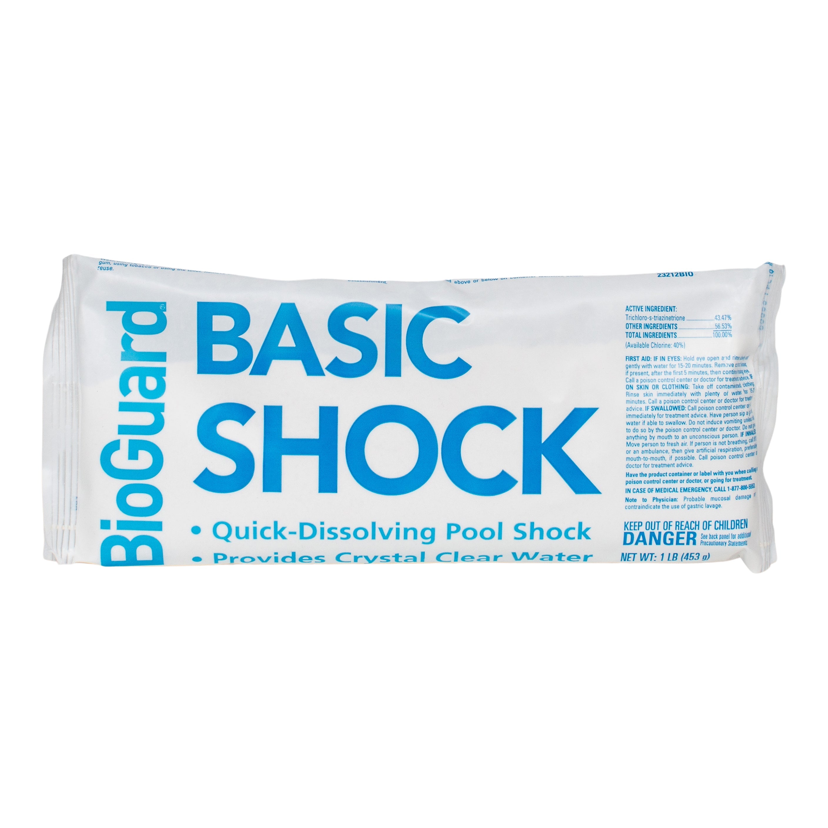 BioGuard Basic Shock Pool Sanitizer for Effective Chlorine Treatment