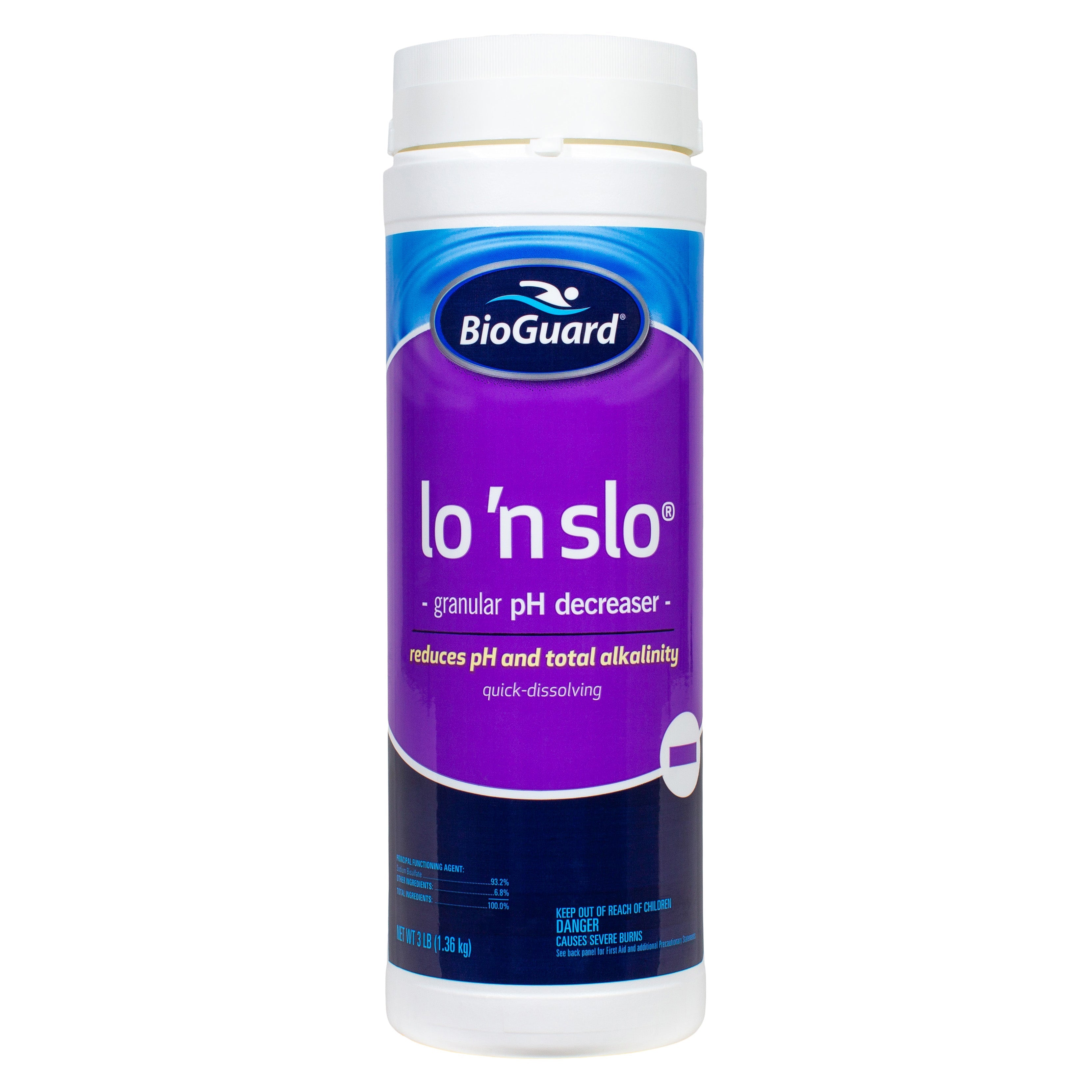 BioGuard Lo N Slo pH Alkalinity Reducer for Balanced Pool Water