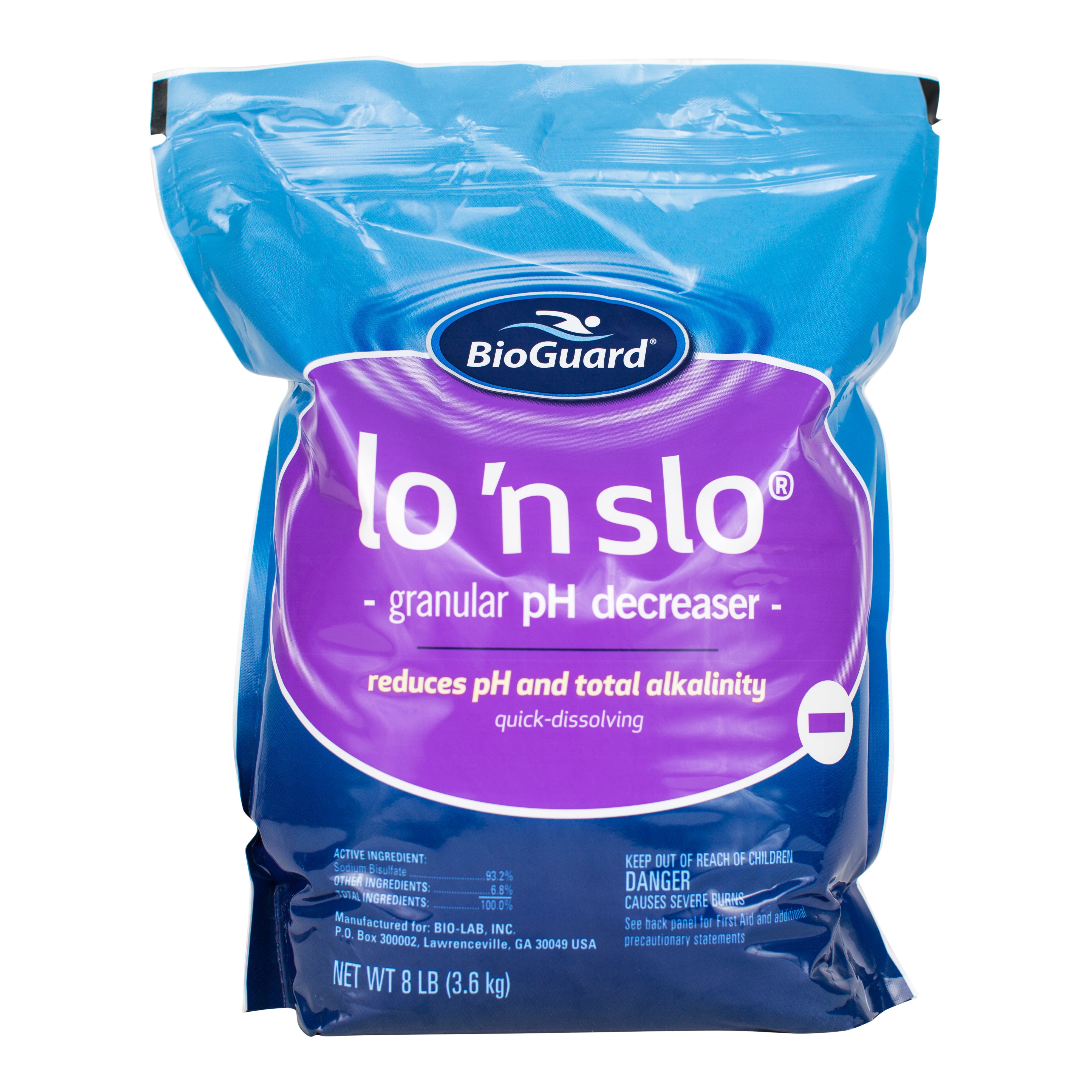 BioGuard Lo N Slo pH Alkalinity Reducer for Balanced Pool Water