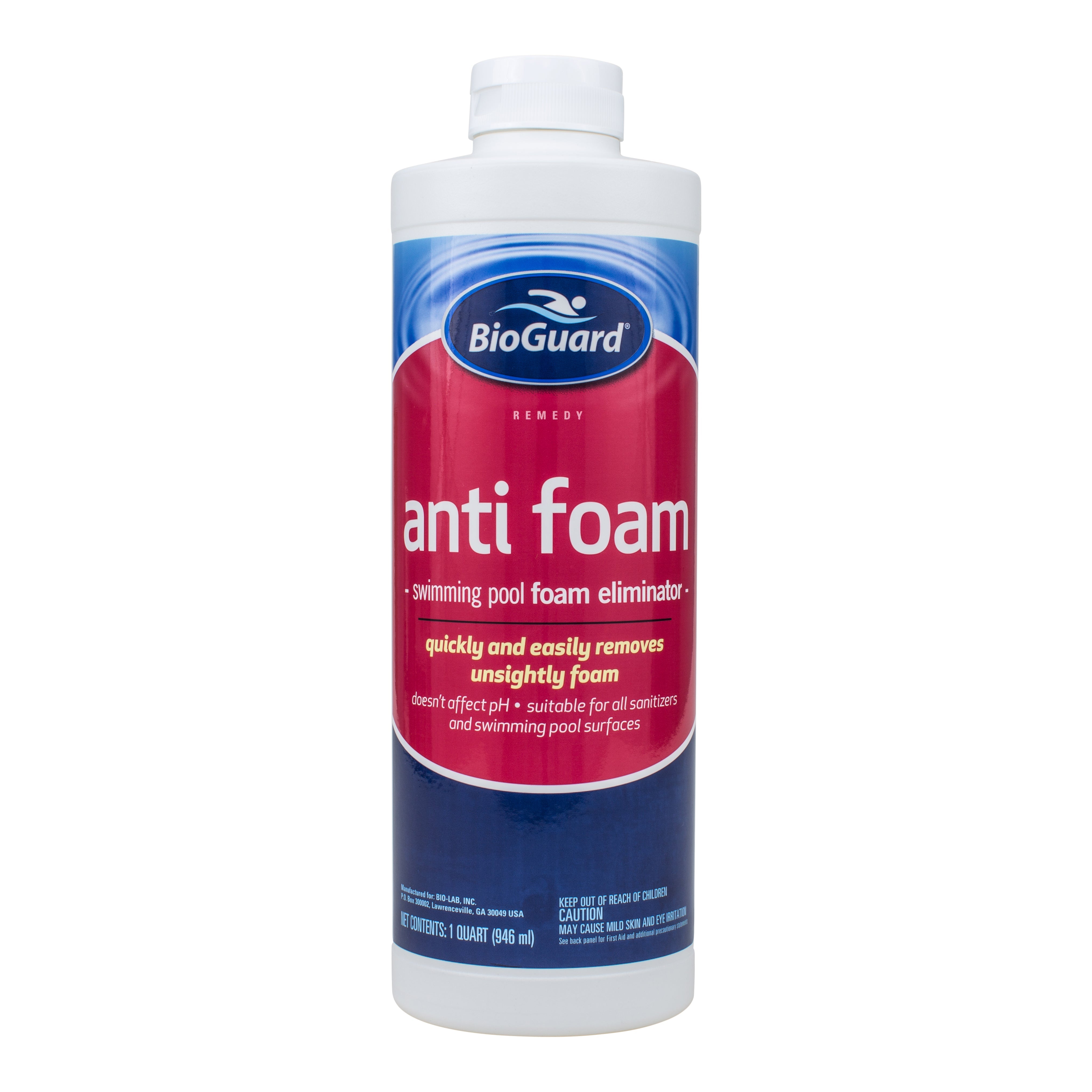 BioGuard Anti Foam for Crystal Clear Pool Spa and Fountain Water