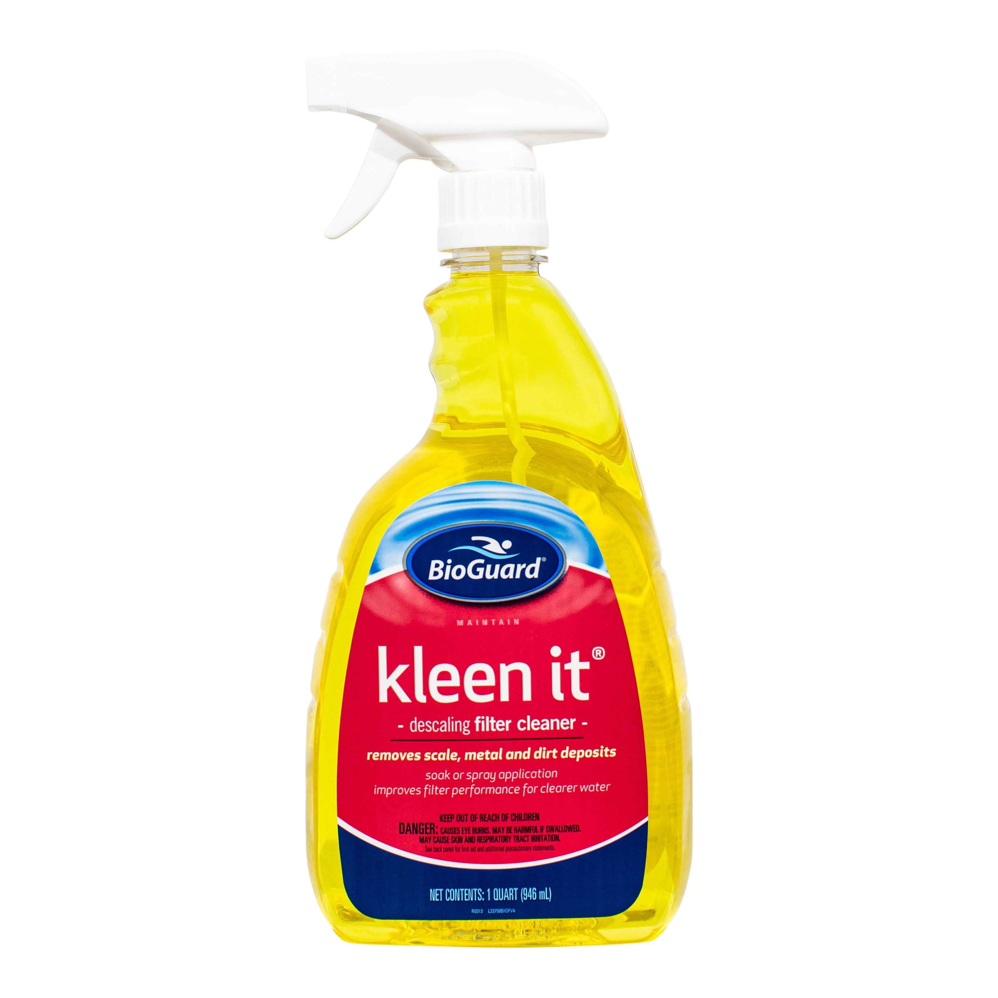BioGuard Kleen It Filter Cleaner Dual Action Formula for Pool Maintenance