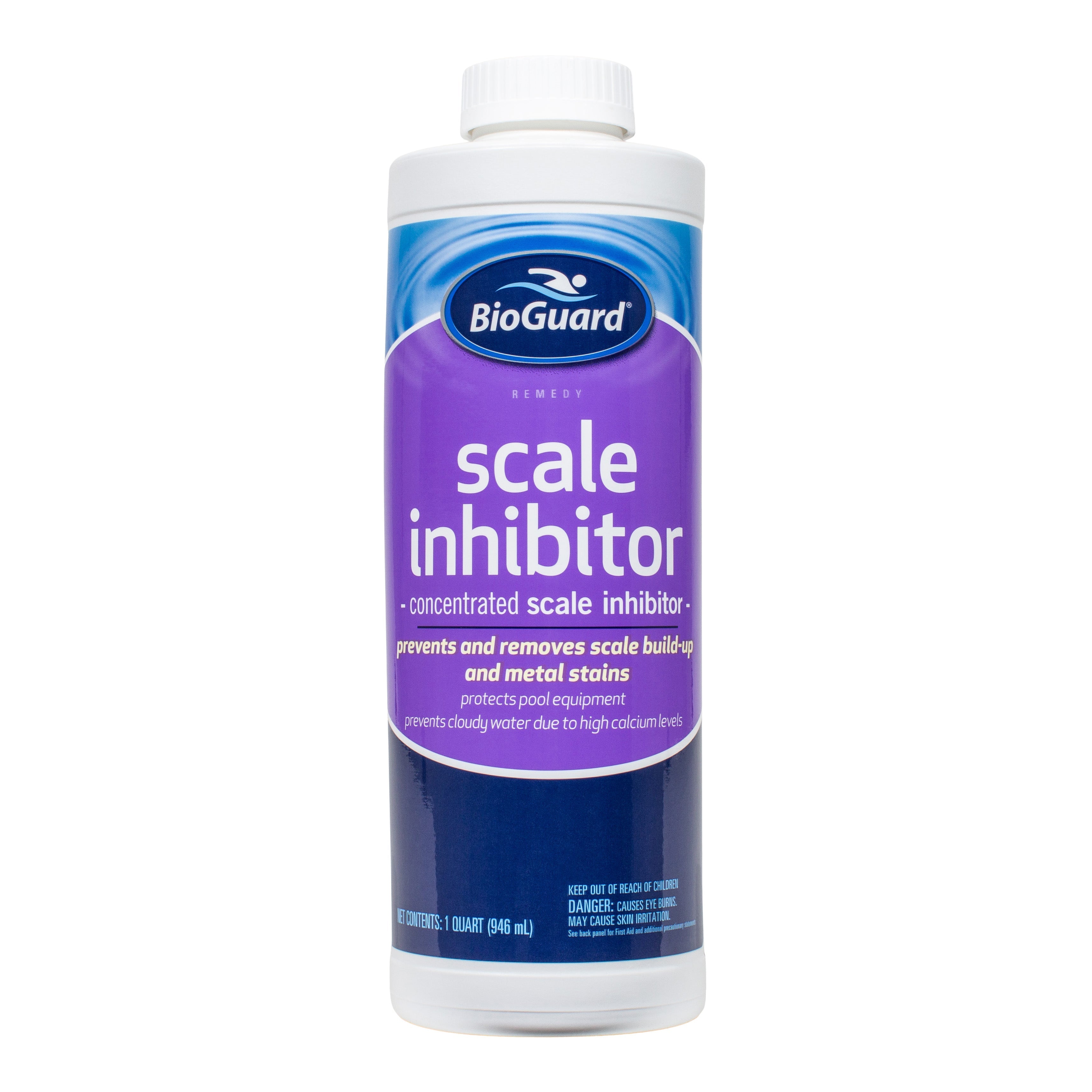 BioGuard Scale Inhibitor Concentrated Formula for Preventing Scale Build-Up and Stains