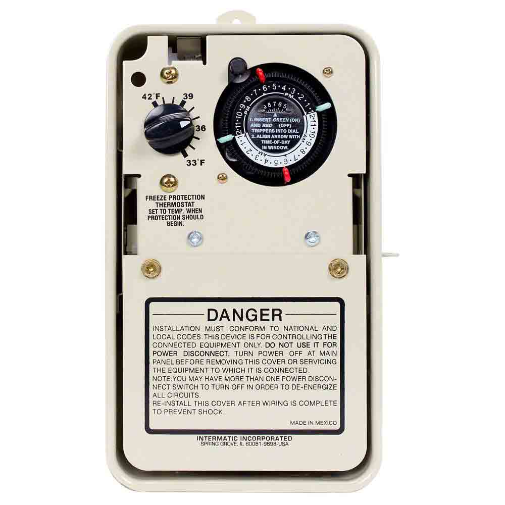 Freeze Protection Timer With Thermostat 240 Volt 3HP