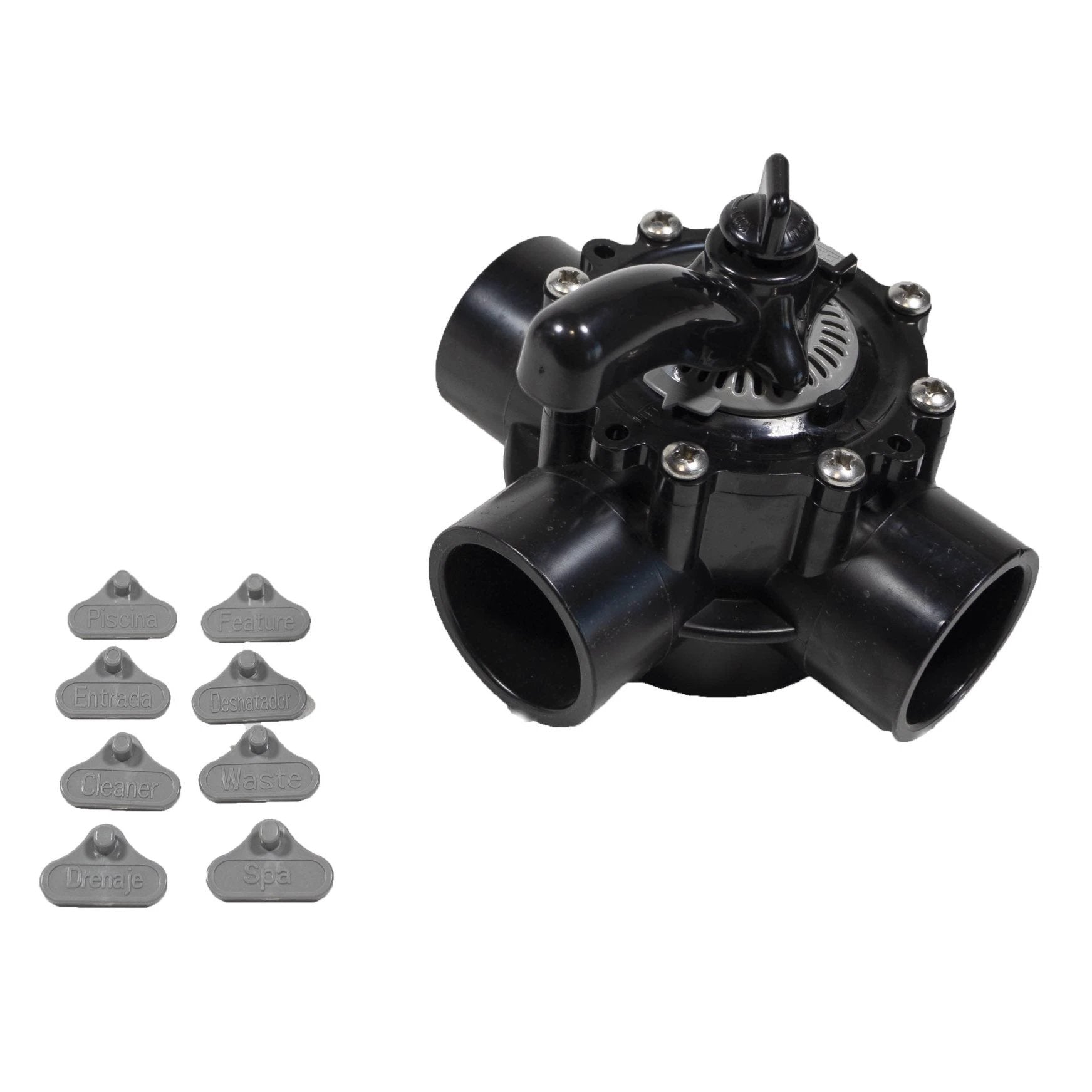 CMP HydroSeal 3-Way Diverter Valve 1.5" X 2" - 25913-154-000 by Custom Molded Products
