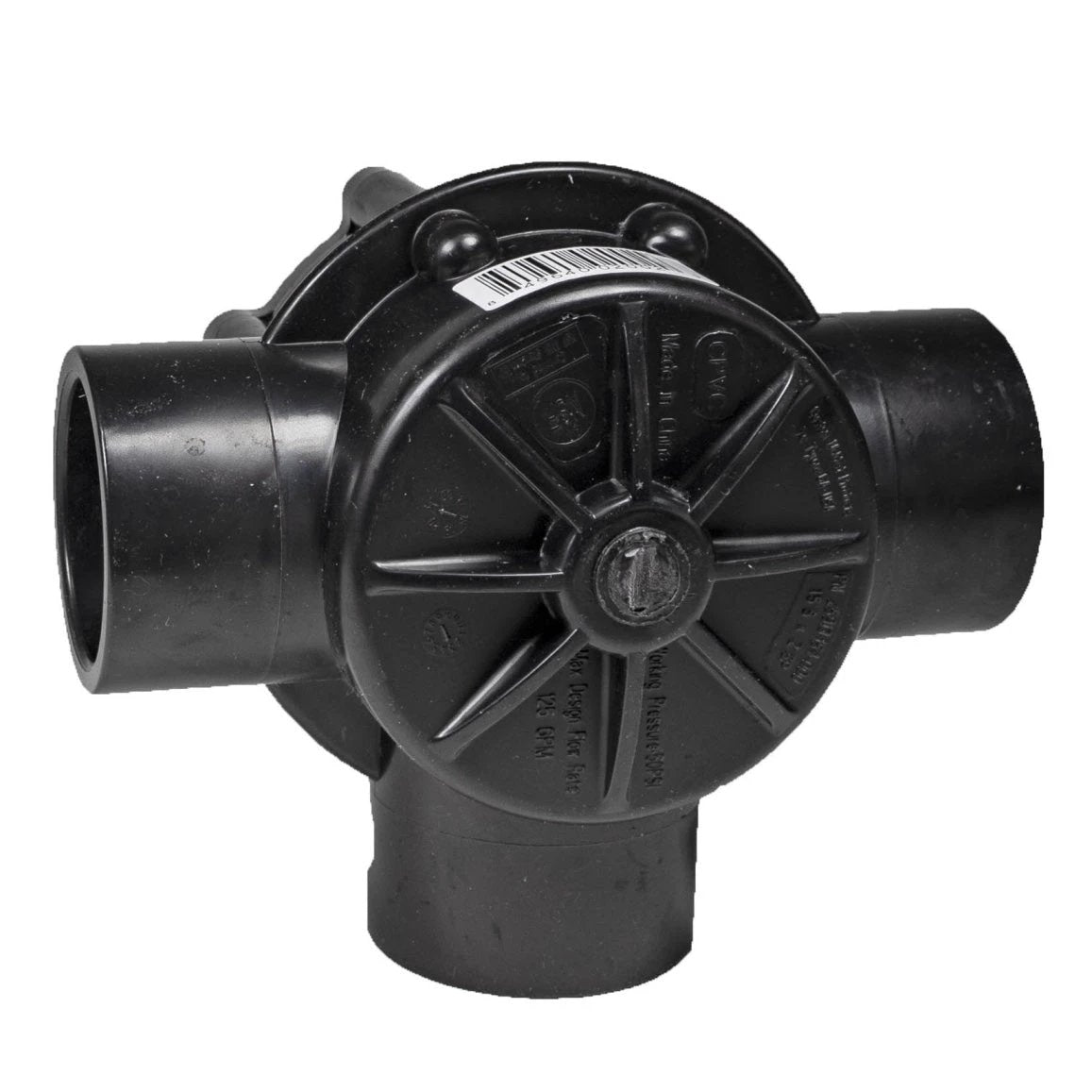 CMP HydroSeal 3-Way Diverter Valve 1.5" X 2" - 25913-154-000 by Custom Molded Products
