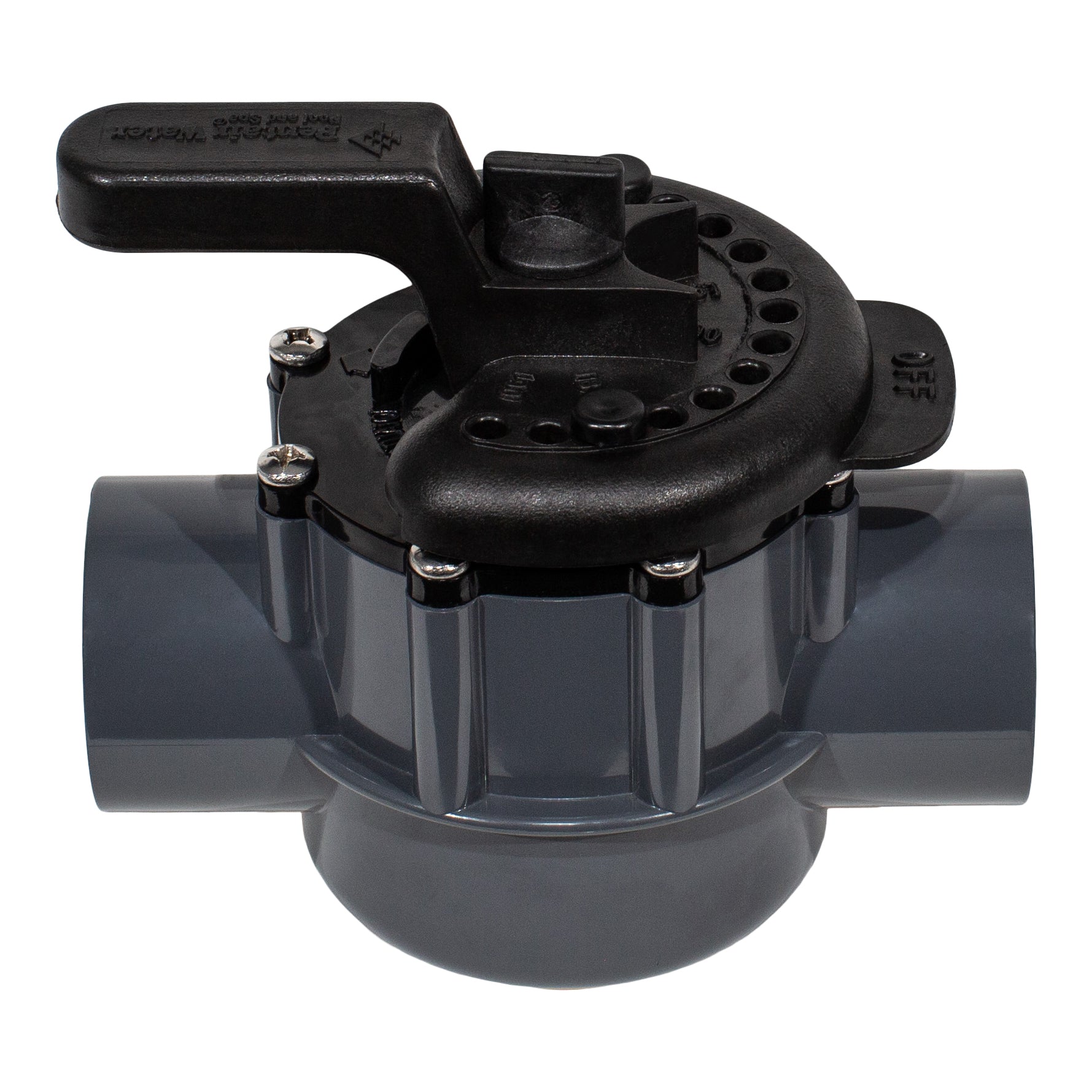 Pentair 263038 Two Way PVC Valve 1.5 Inch Slip Connections for Efficient Water Flow Control