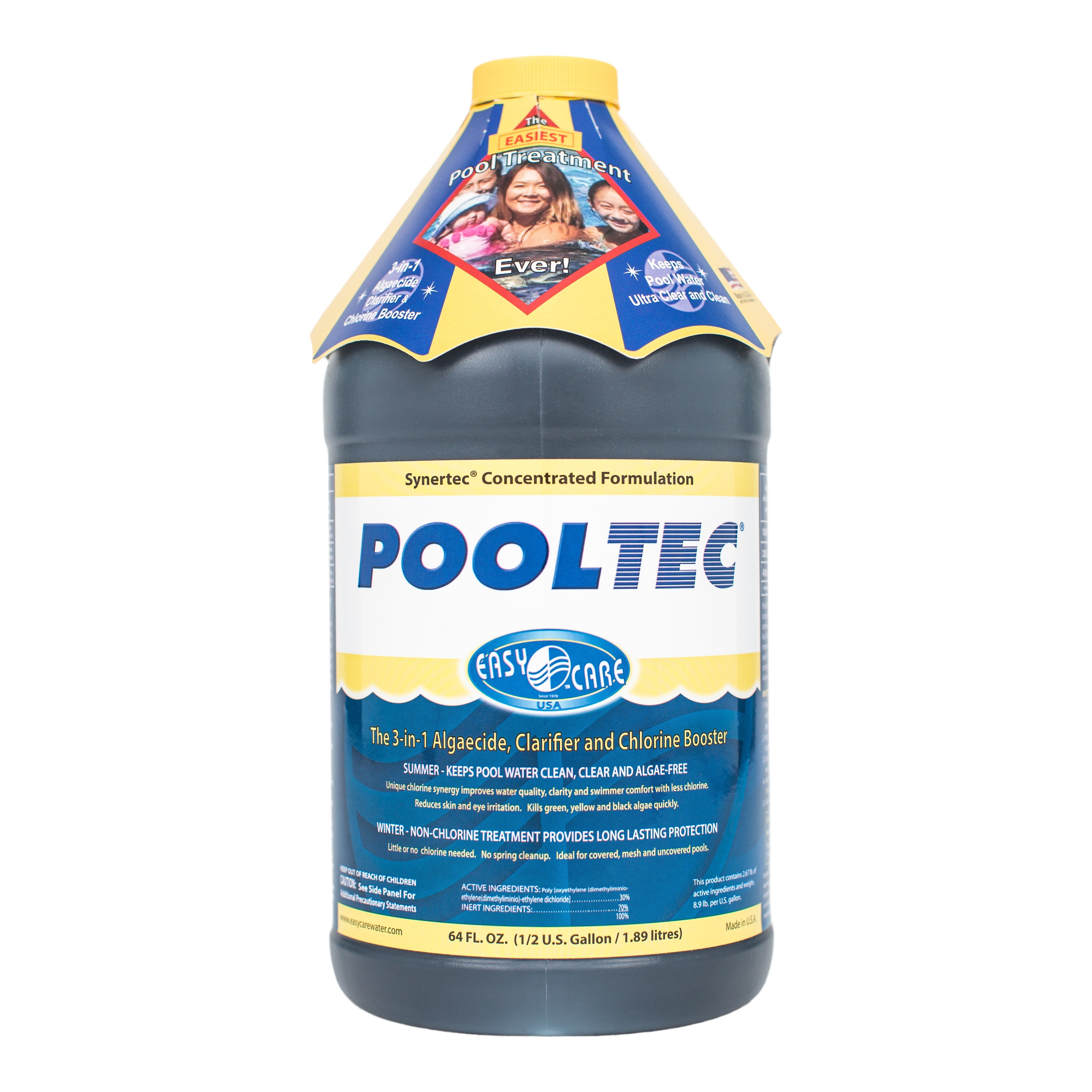 EasyCare Pooltec 3 in 1 Algaecide Clarifier and Chlorine Booster