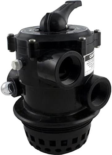 Multiport Valve, Praher TM 12-PB, 1-1/2" Female Pipe Thread by PRAHER PLASTICS