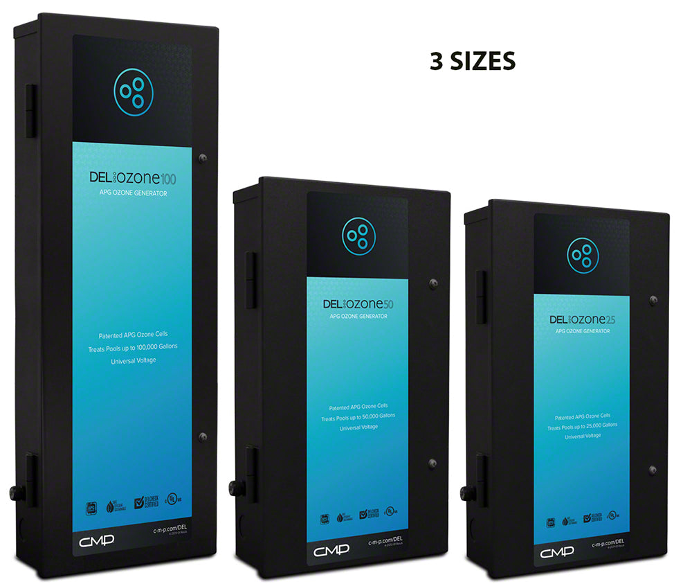 Del Ozone 50 Pool Ozone Generator 50000 Gallons Wall Mount