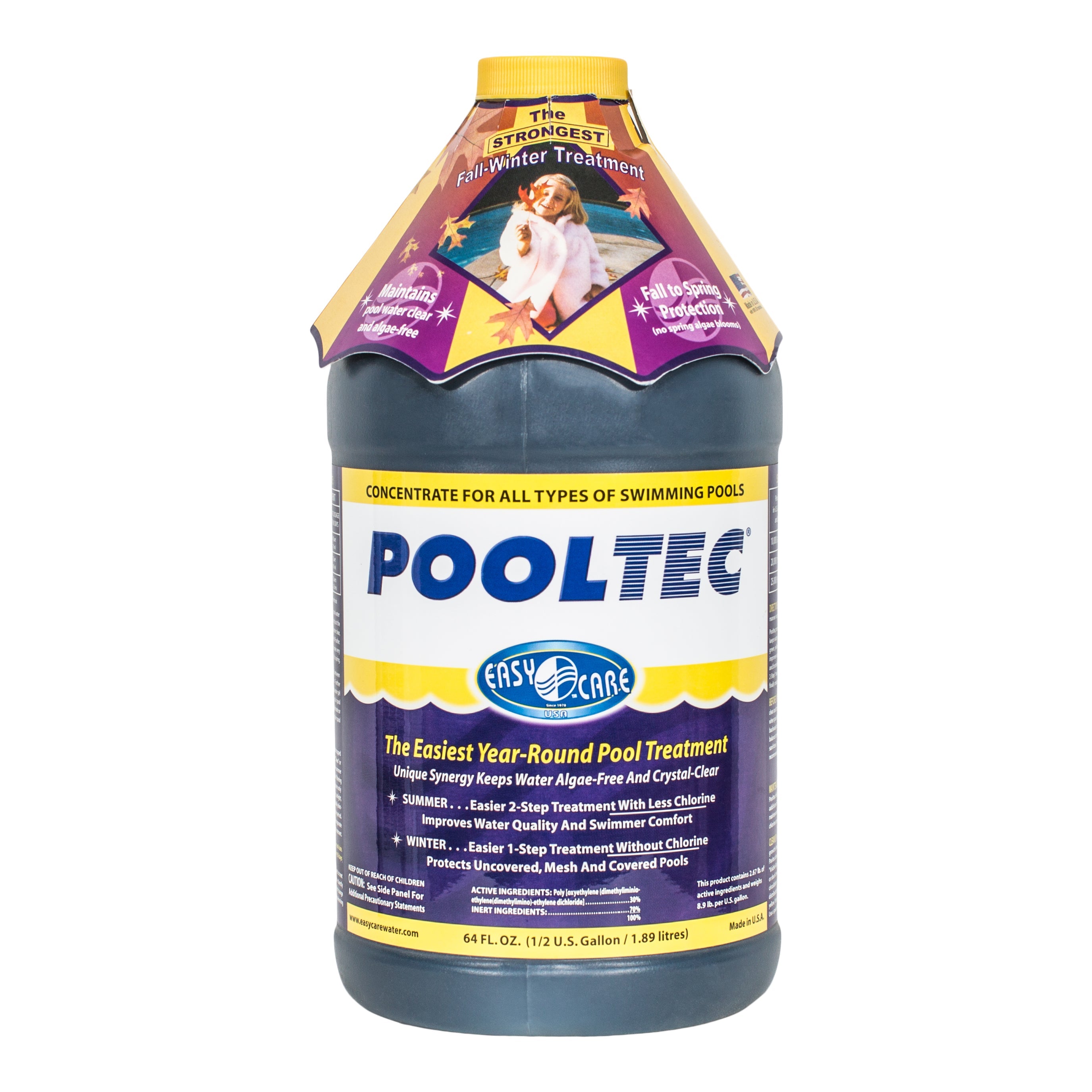 EasyCare Pooltec Fall Winter Liquid Formula for Long Lasting Pool Protection