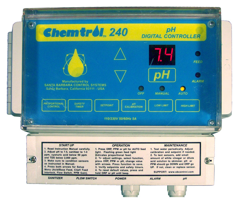 Chemtrol 240 PH Digital Controller For Water Treatment