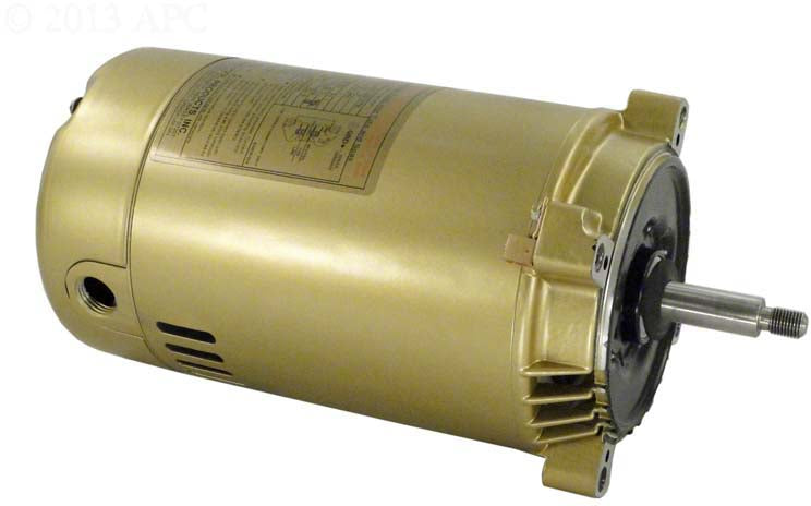 Hayward Half HP Pump Motor 48Y Square Flange Almond