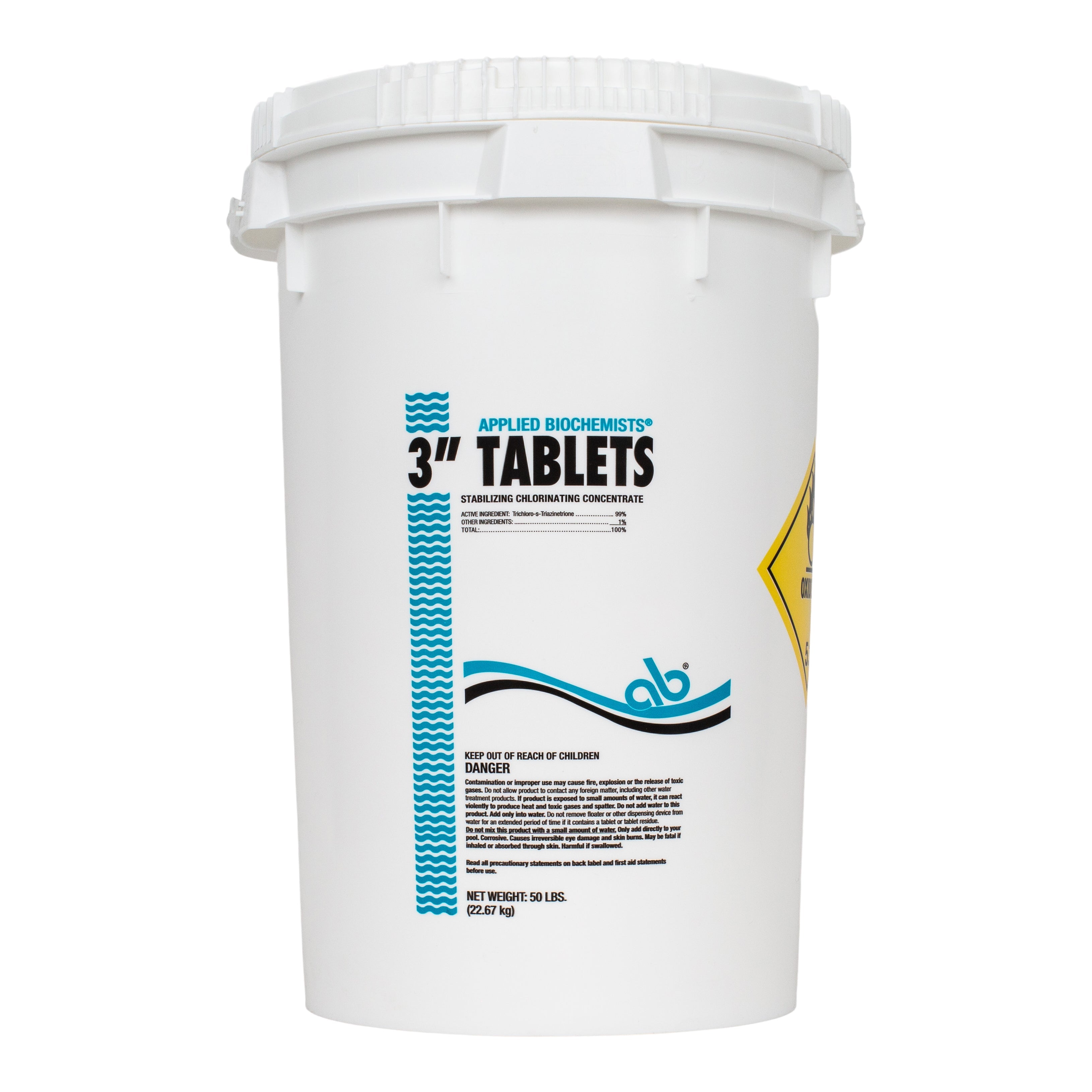 Applied Biochemists 3 Inch Chlorine Tablets Pool Sanitation