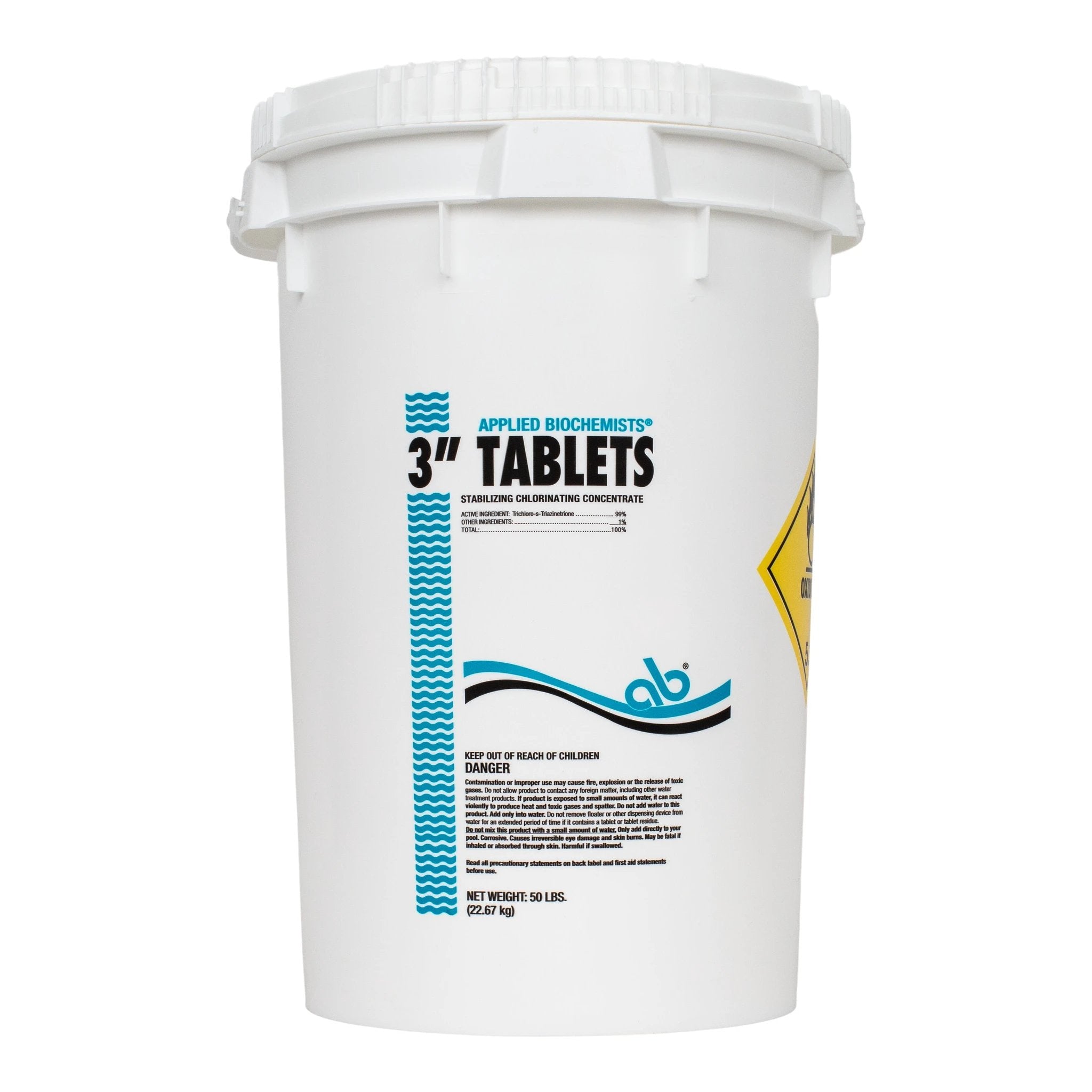 Applied Biochemists 3 Inch Pool Chlorine Tablets Pure Sanitizing Power by Applied Biochemists