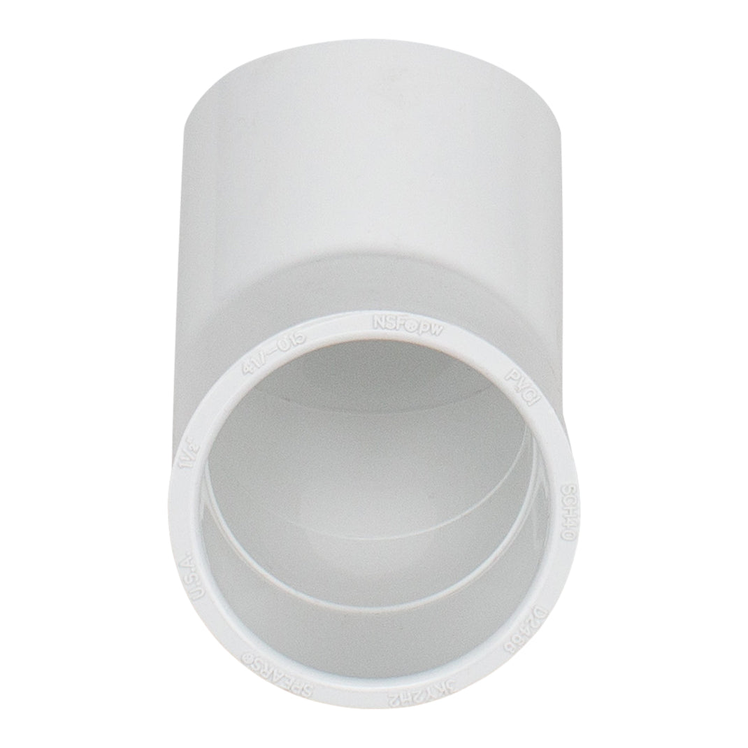 WestLake Pipe & Fittings 417015 1-1/2 Inch PVC 45 Degree Elbow Socket Schedule 40 Pool Plumbing Replacement Part