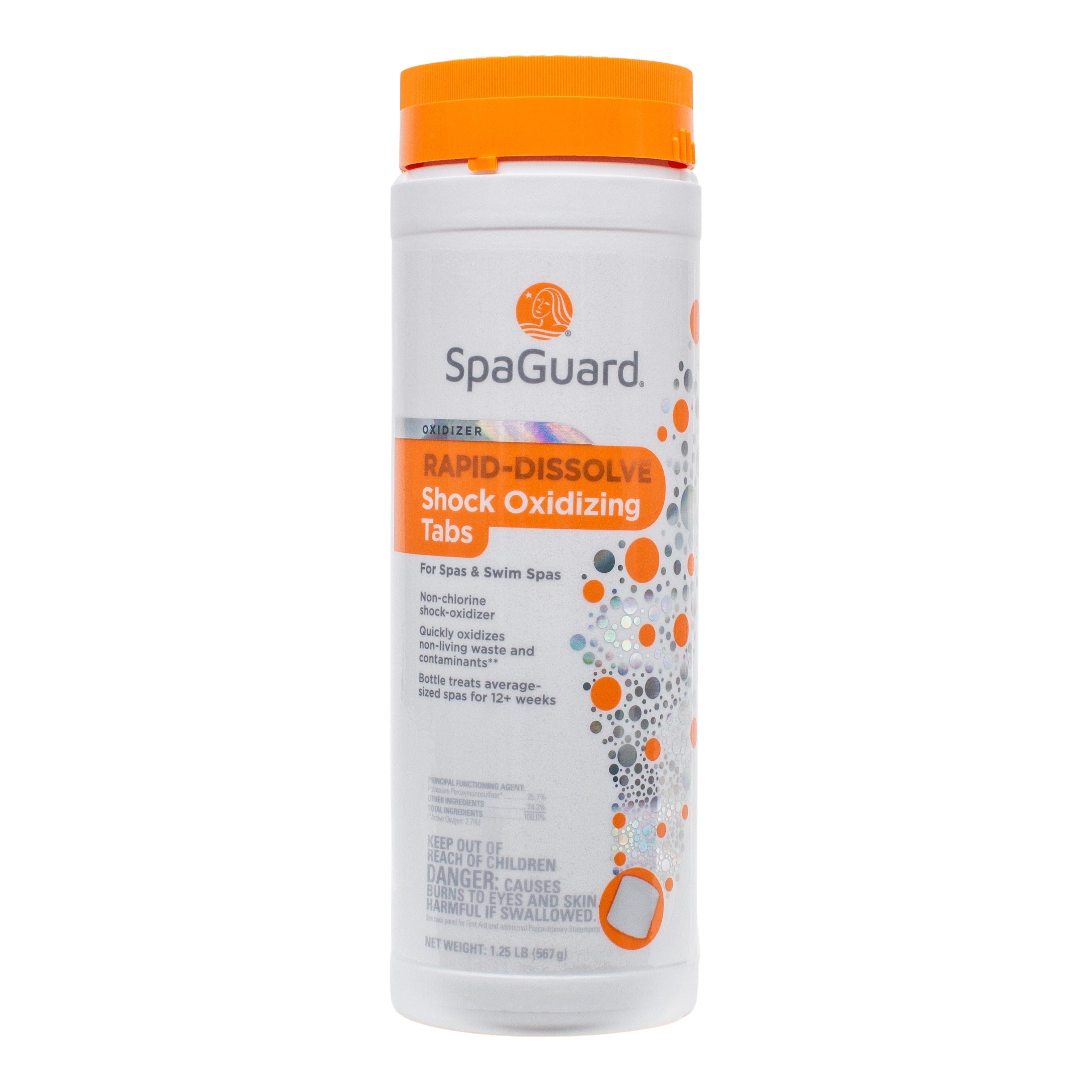 SpaGuard Rapid Dissolve Shock Oxidizing Tabs for Clear Spa Water Maintenance