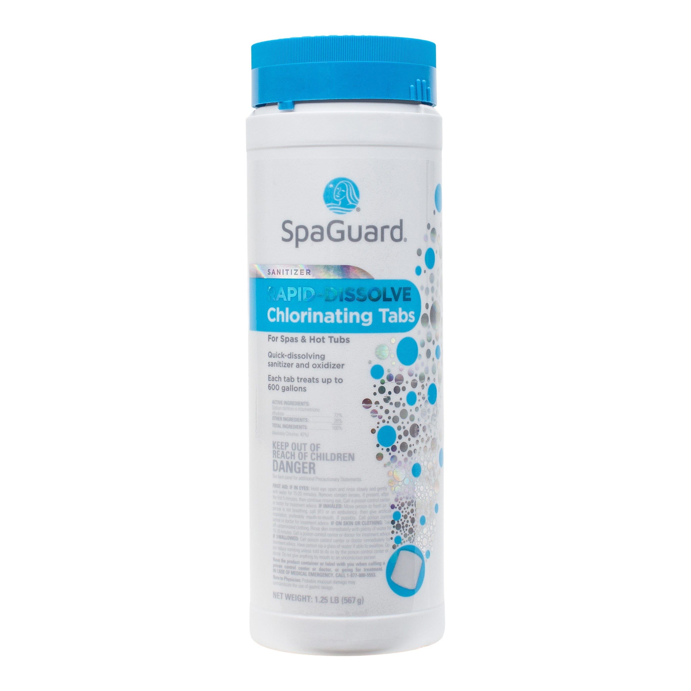 SpaGuard Rapid Dissolve Chlorine Tabs for Clear and Soft Spa Water
