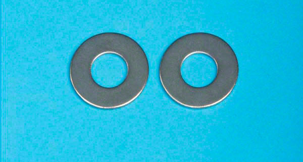 Stainless Steel Cart Wheel Washers Five Eighth Inch Pair
