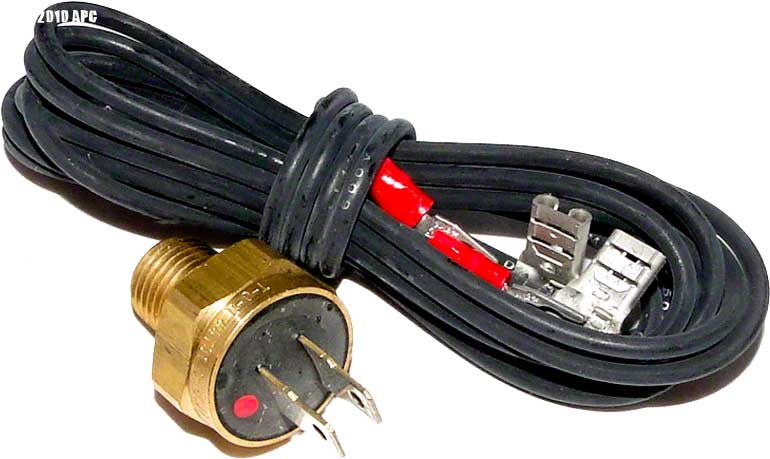 Raypak 135F High Limit Auto Reset Red Epoxy Switch