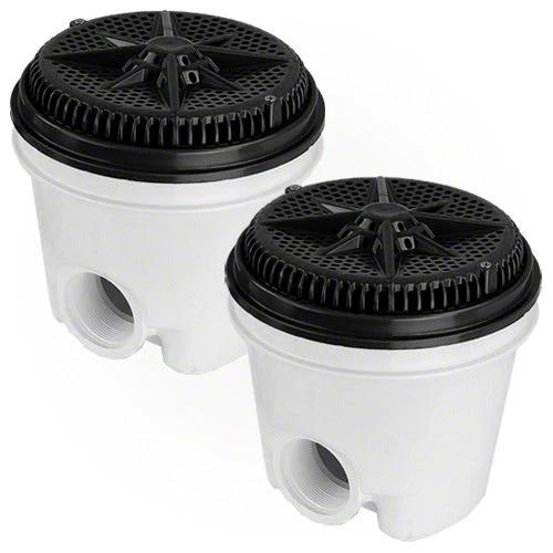 Pentair StarGuard Main Drain Complete 500116 - Black - Two Pack by Pentair