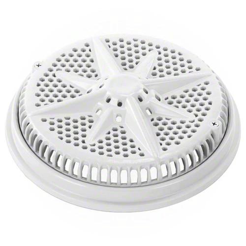 Pentair StarGuard Main Drain Cover with Short Ring 500144 - White - Two Pack by Pentair
