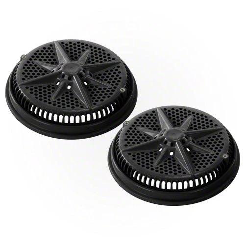 Pentair StarGuard Main Drain Cover with Short Ring 500145 - Black - Two Pack by Pentair