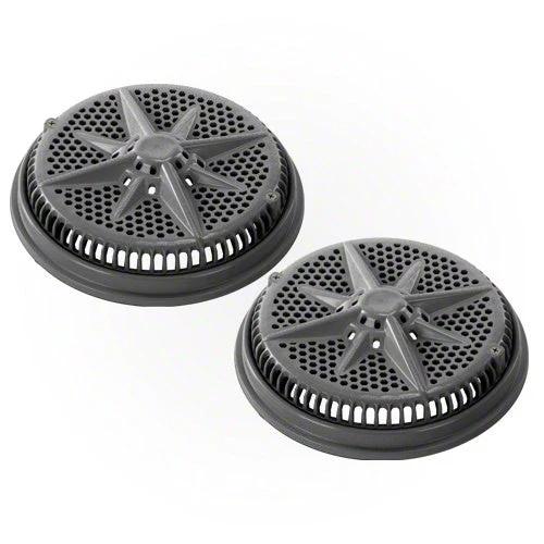 Pentair StarGuard Main Drain Cover with Short Ring 500146 - Dark Gray - Two Pack by Pentair