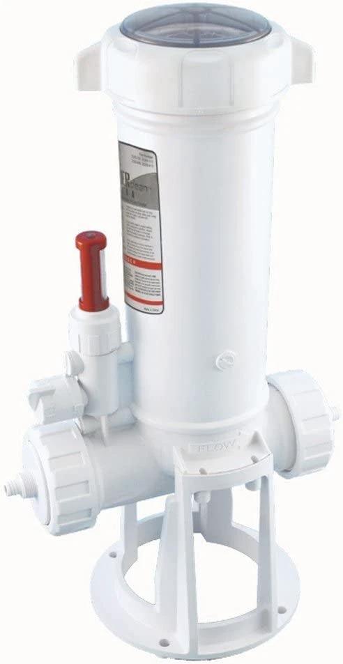 Powerclean Tab Ultra Off-Line Chlorinator with 1.5"-2" Clamp Size, Clear Glass Lid, 25280-300-000 by Custom Molded Products (CMP)