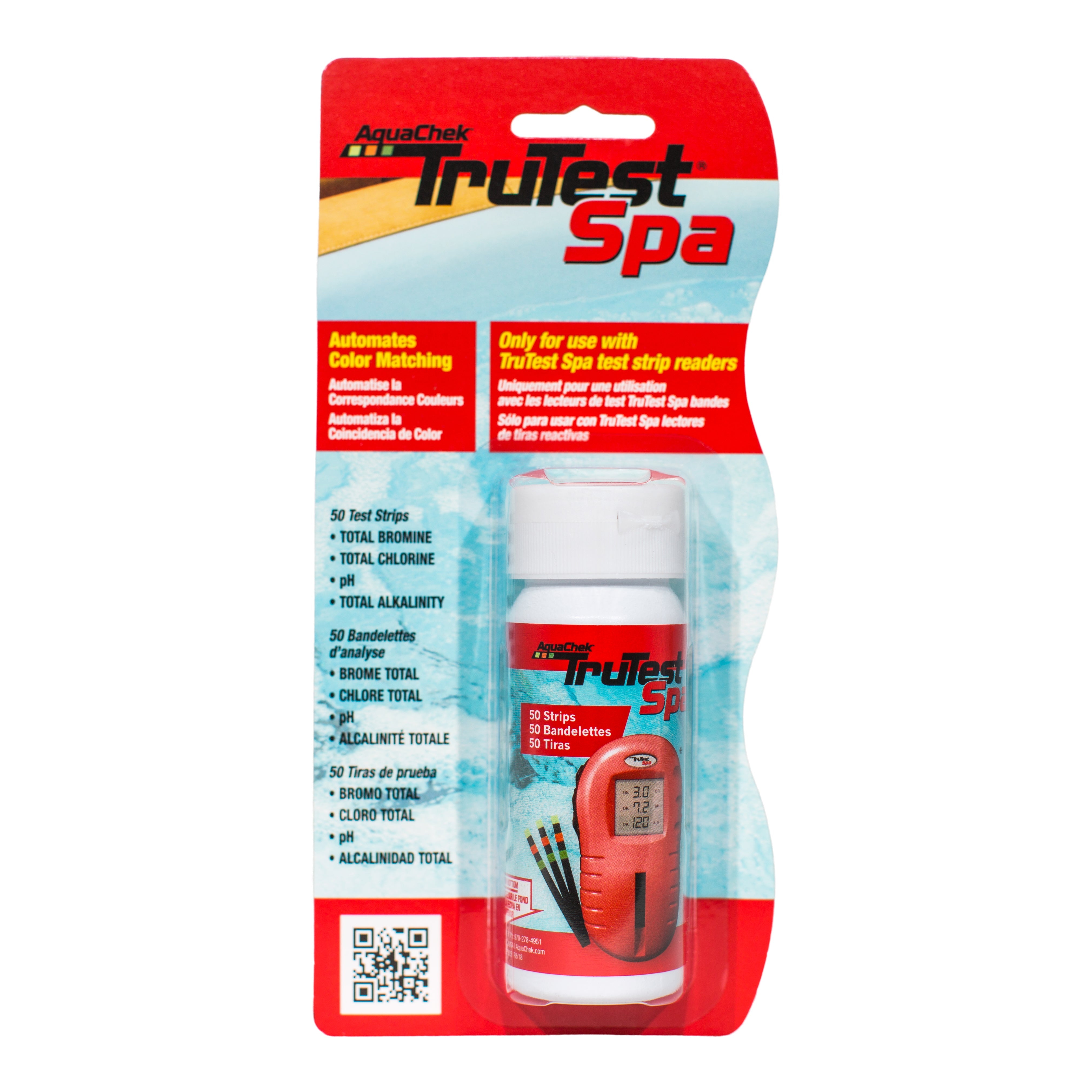AquaChek TruTest Spa Test Strips for Accurate Spa Water Testing
