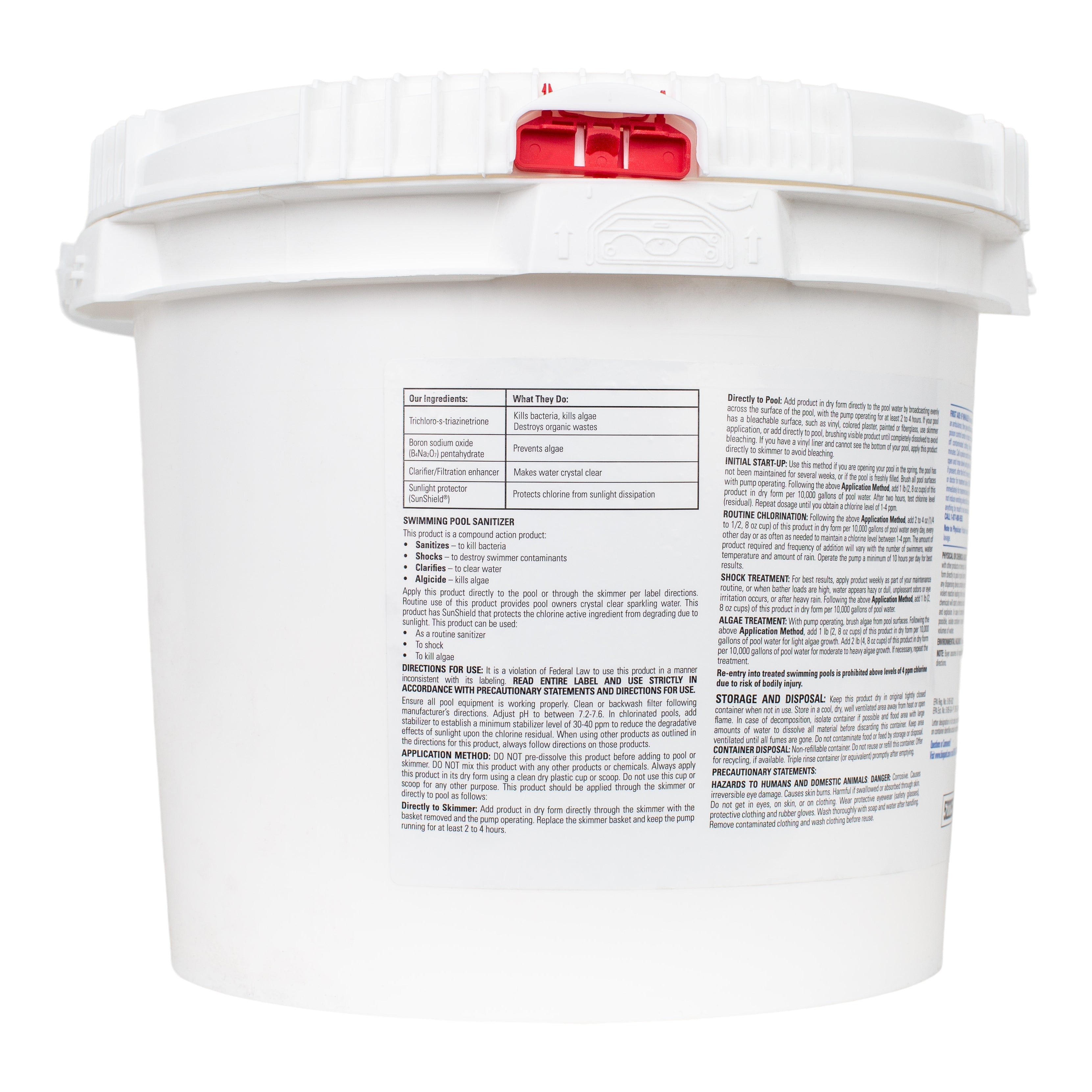 BioGuard Power Chlor Chlorinating Formula for All Pool Surfaces with Sun Shield and Algae Control