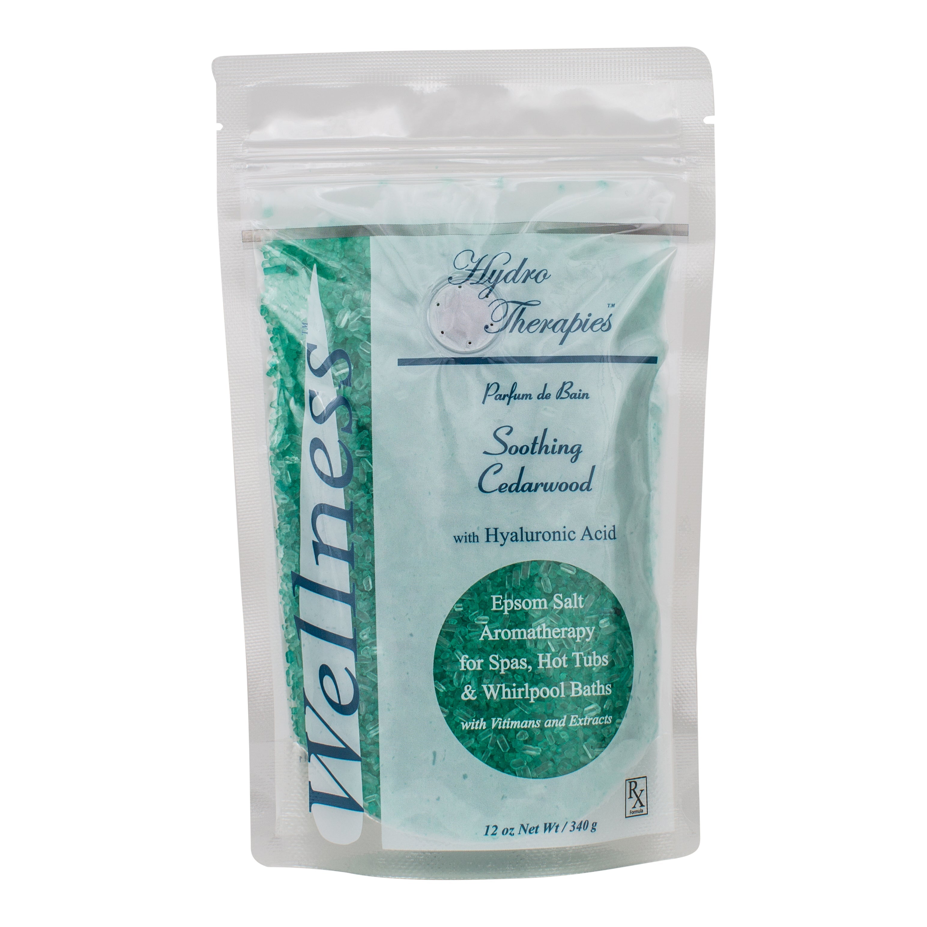 InSPAration Wellness Soothing Cedarwood Aromatherapy Crystals for Relaxation and Hydrotherapy
